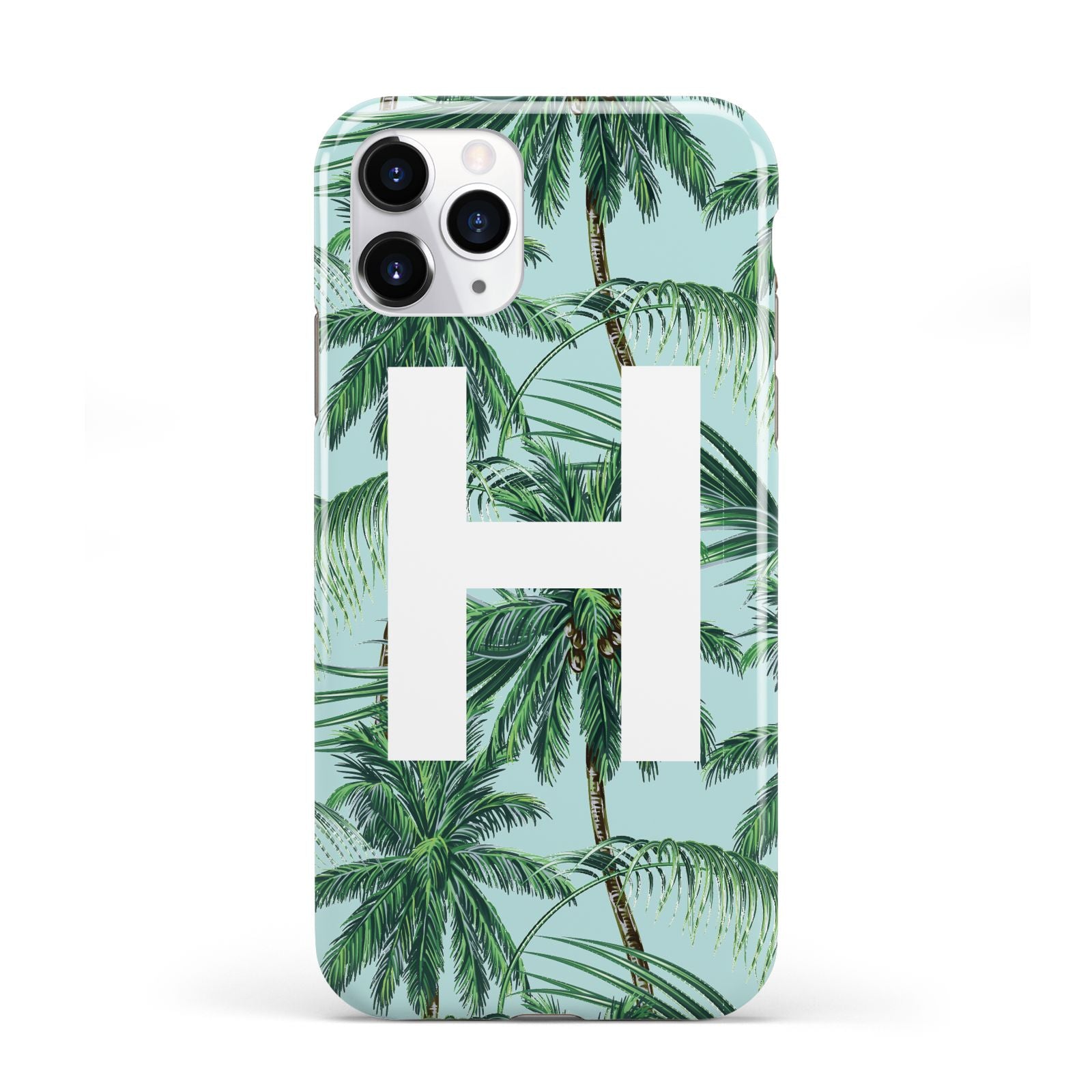 Personalised Palm Tree Tropical iPhone 11 Pro 3D Tough Case