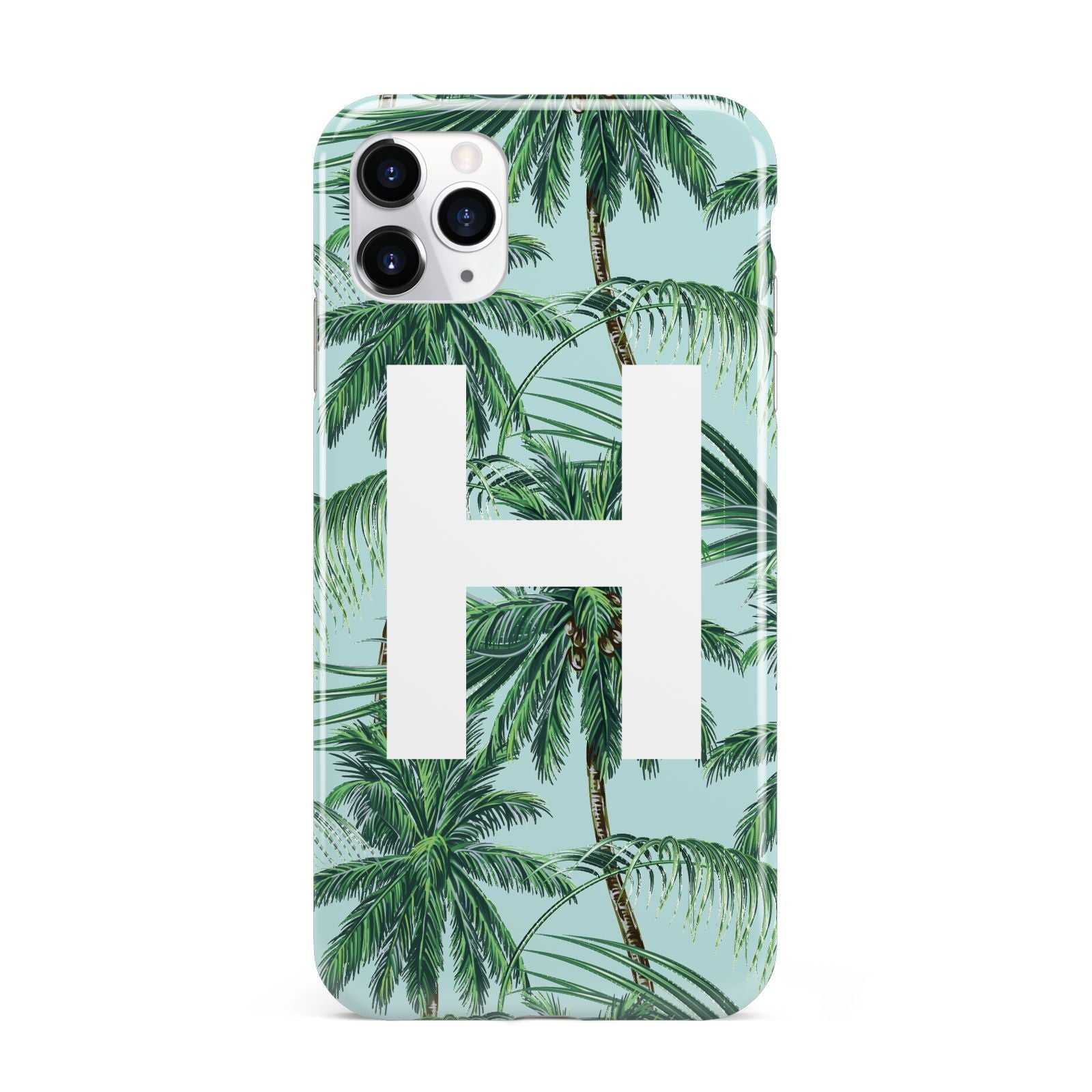 Personalised Palm Tree Tropical iPhone 11 Pro Max 3D Tough Case