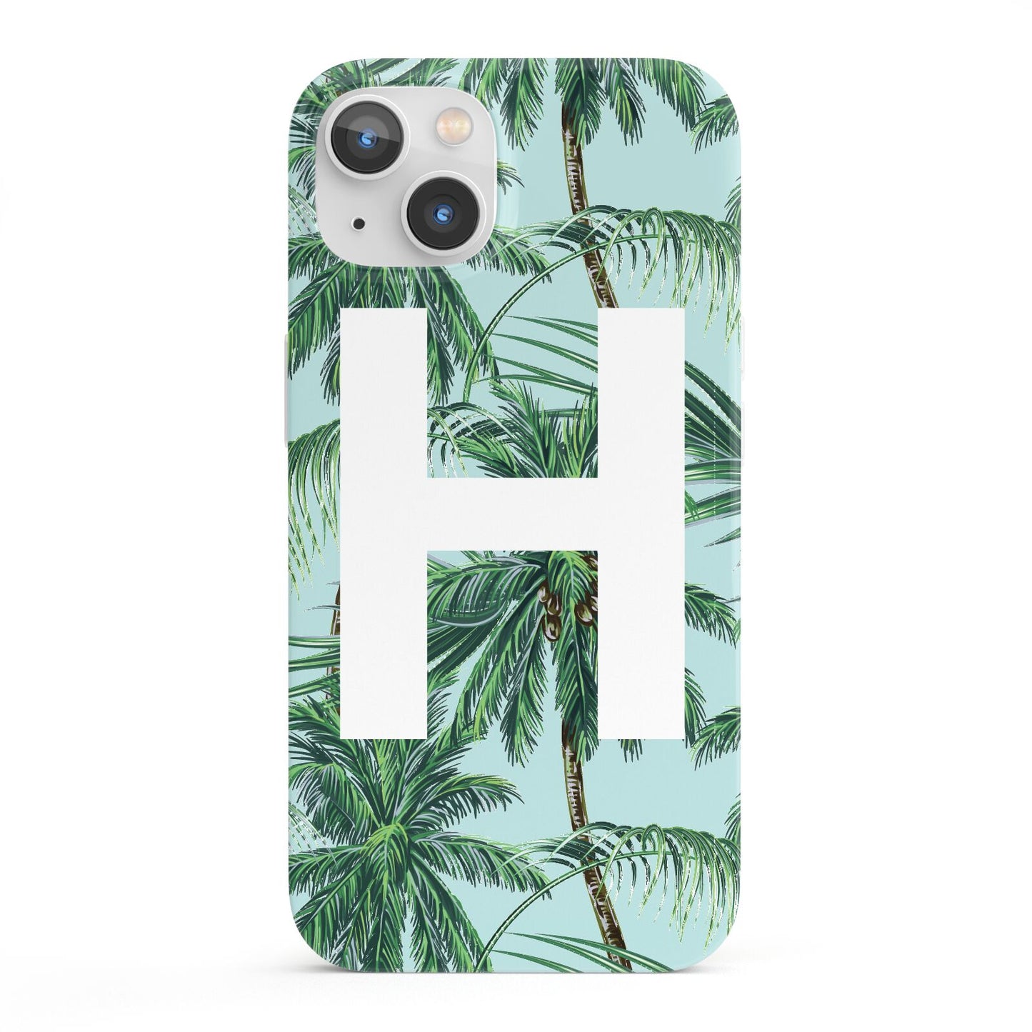 Personalised Palm Tree Tropical iPhone 13 Full Wrap 3D Snap Case