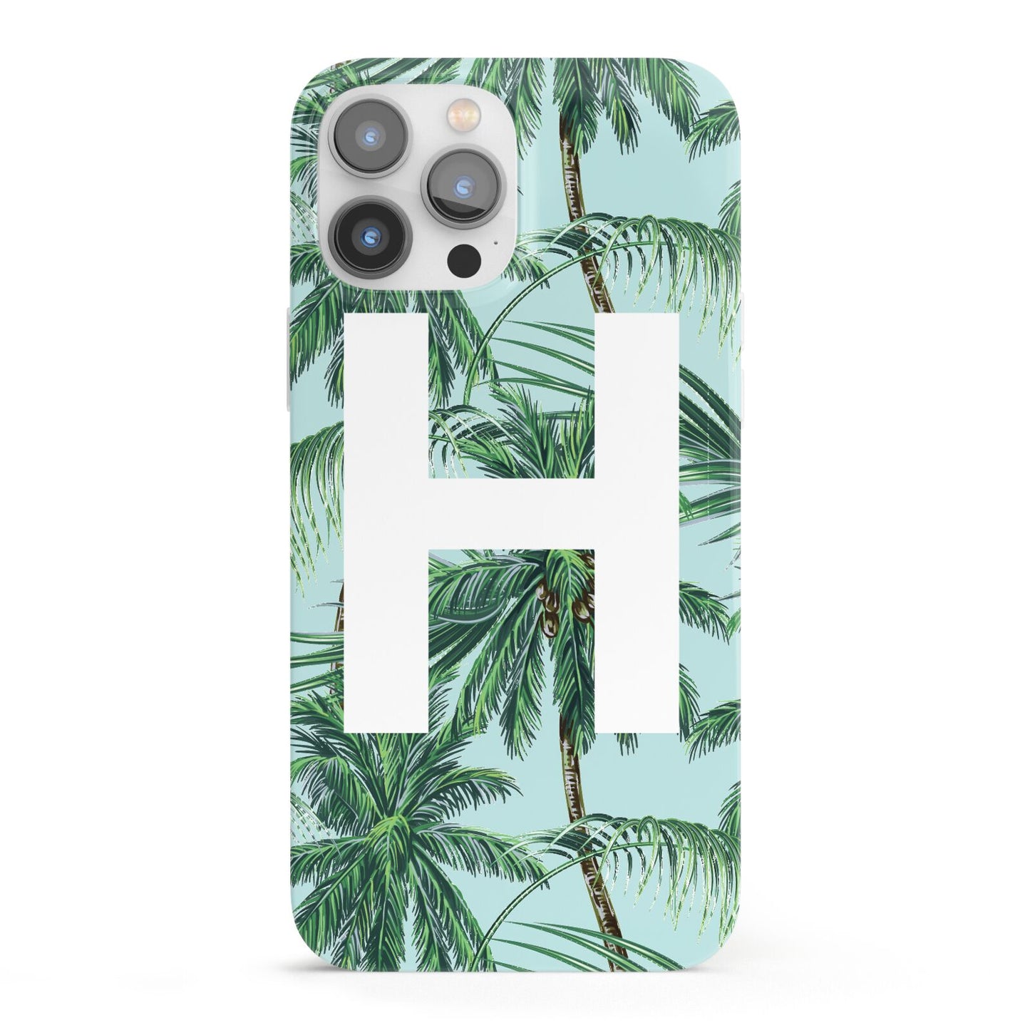 Personalised Palm Tree Tropical iPhone 13 Pro Max Full Wrap 3D Snap Case