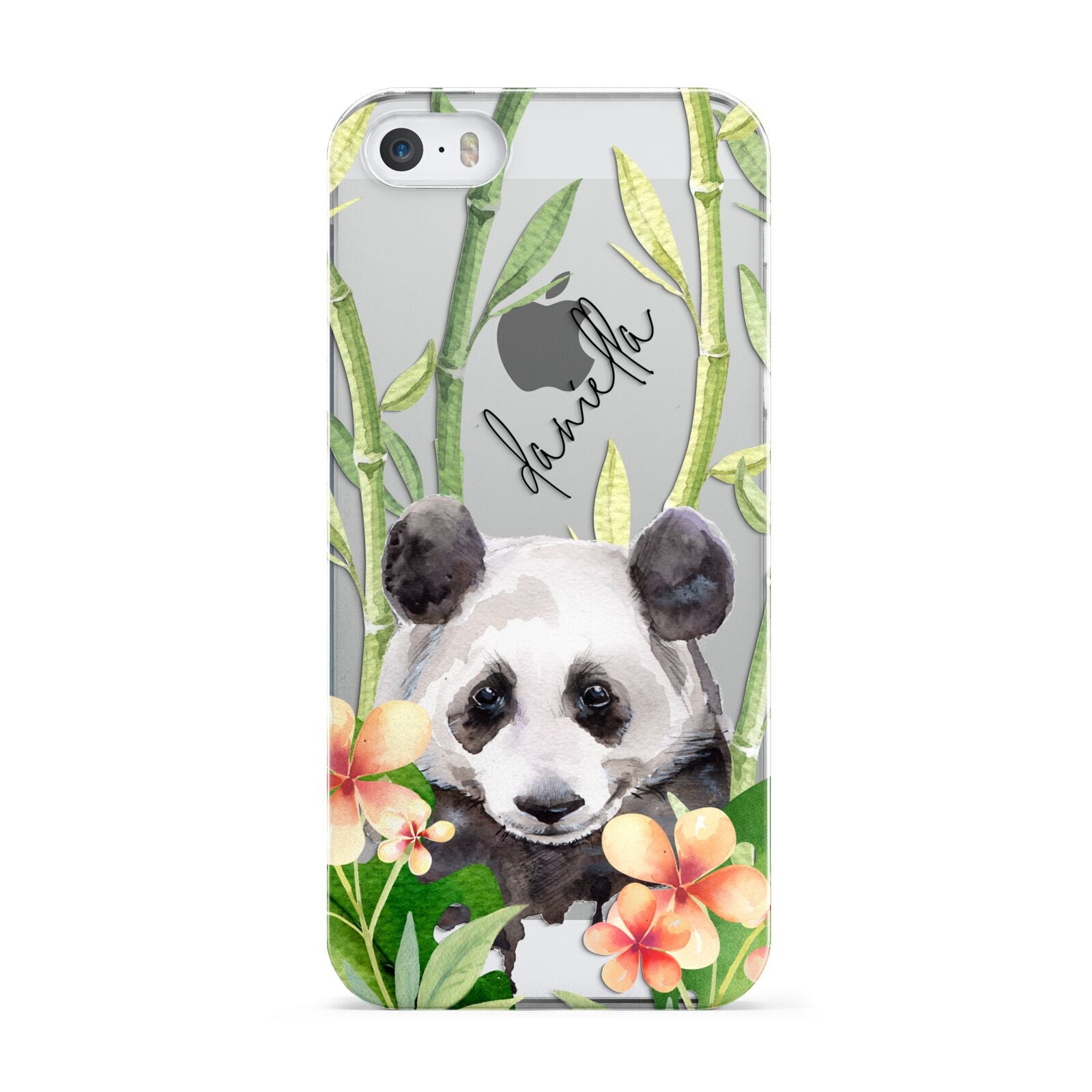 Personalised Panda Apple iPhone 5 Case