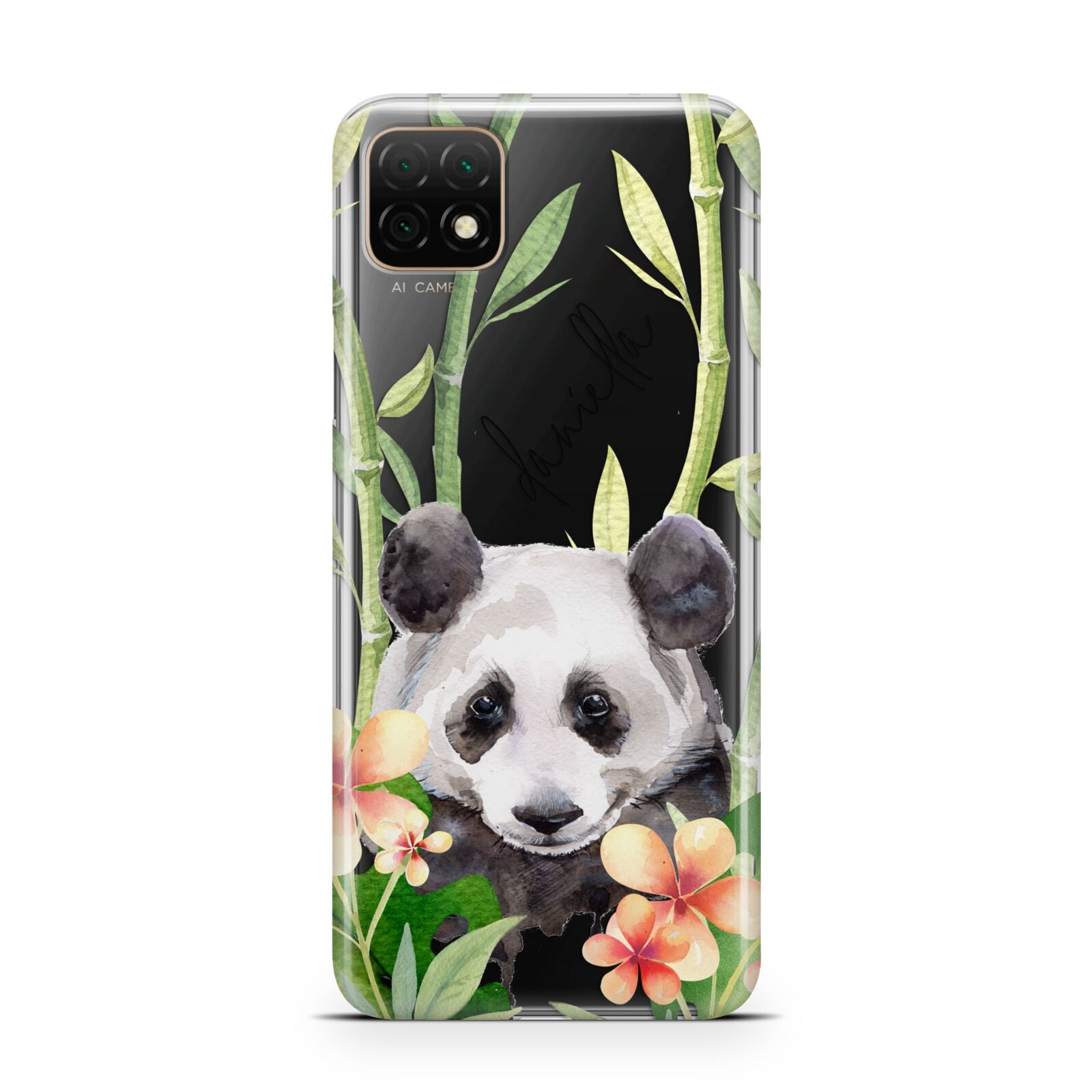 Personalised Panda Huawei Enjoy 20 Phone Case