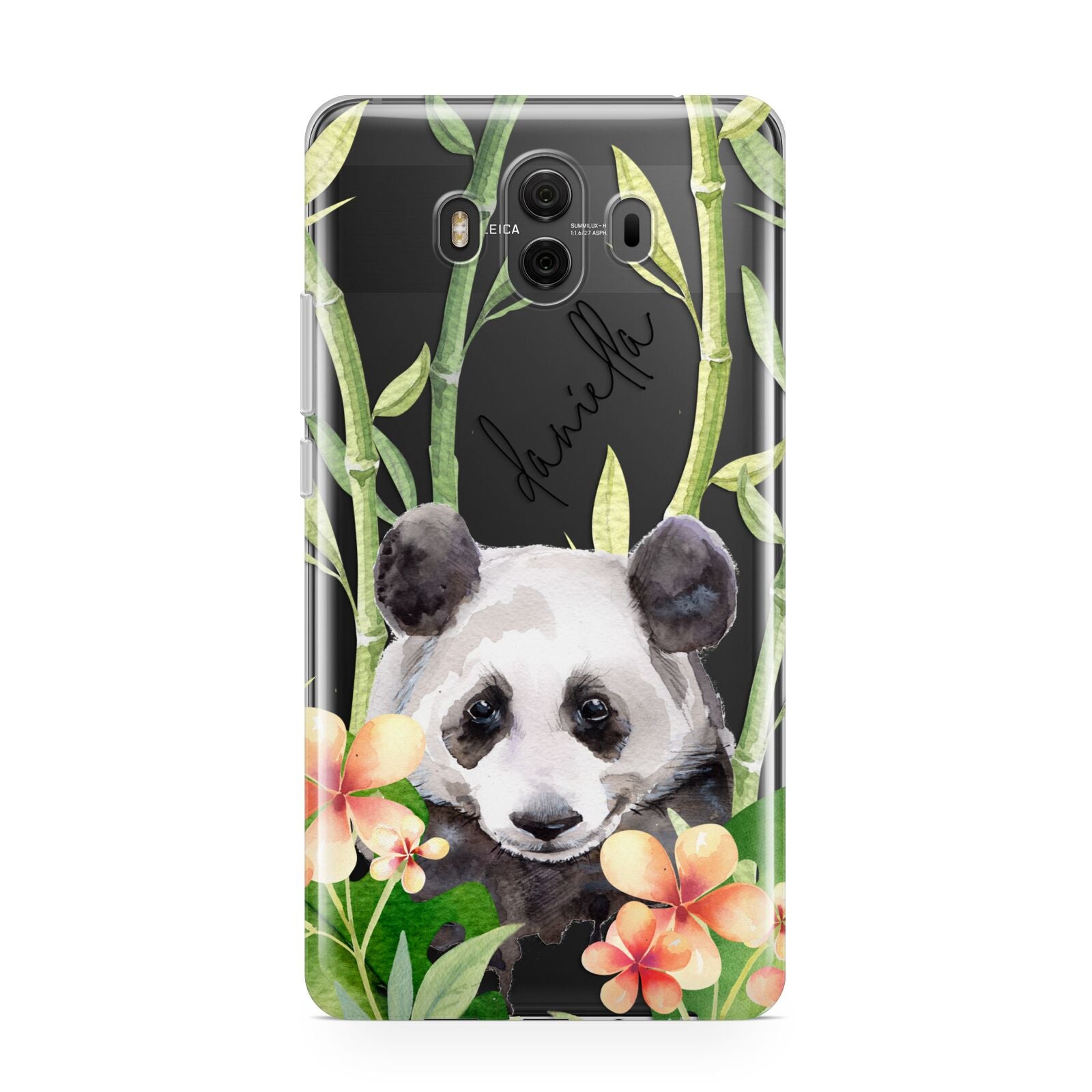 Personalised Panda Huawei Mate 10 Protective Phone Case