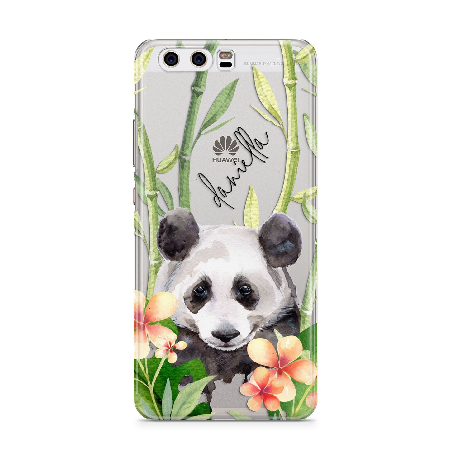 Personalised Panda Huawei P10 Phone Case