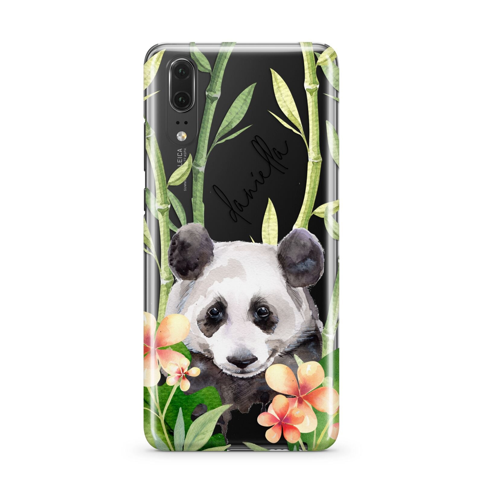 Personalised Panda Huawei P20 Phone Case