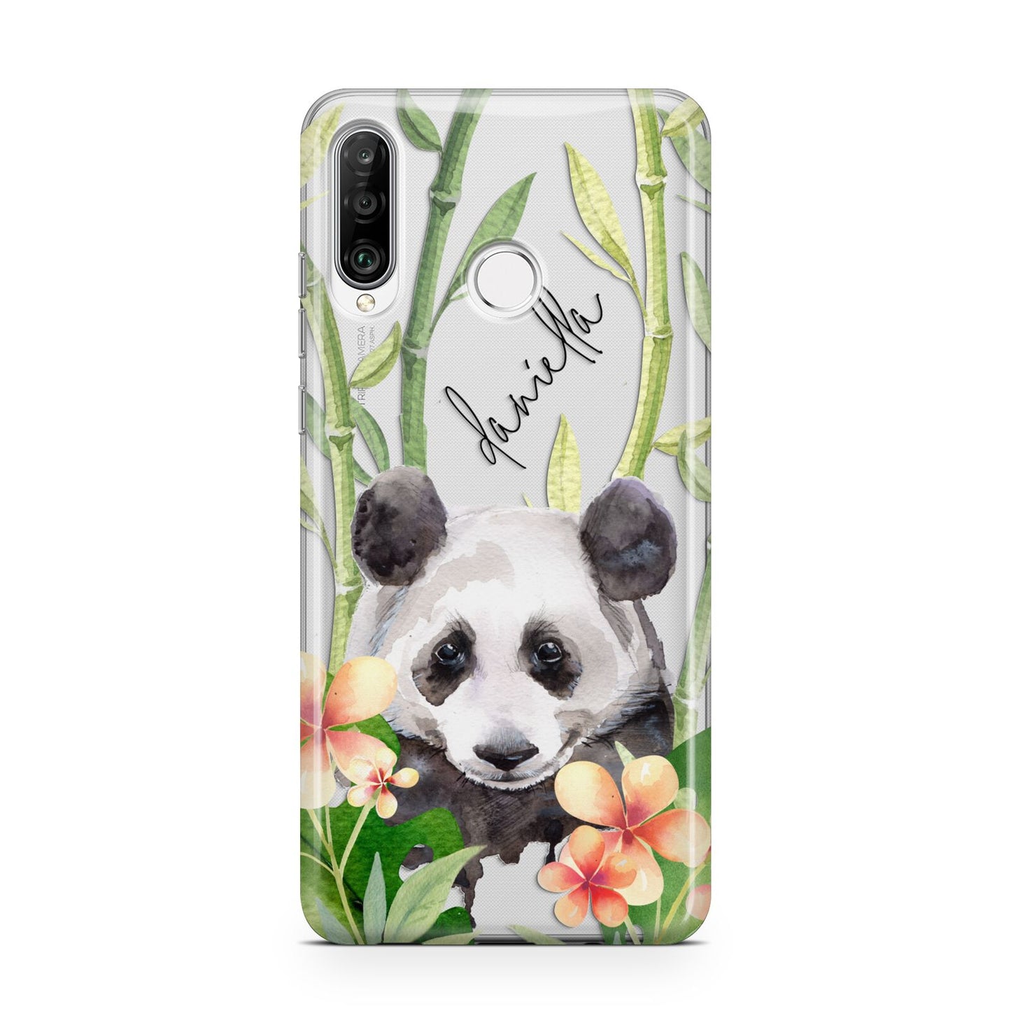 Personalised Panda Huawei P30 Lite Phone Case