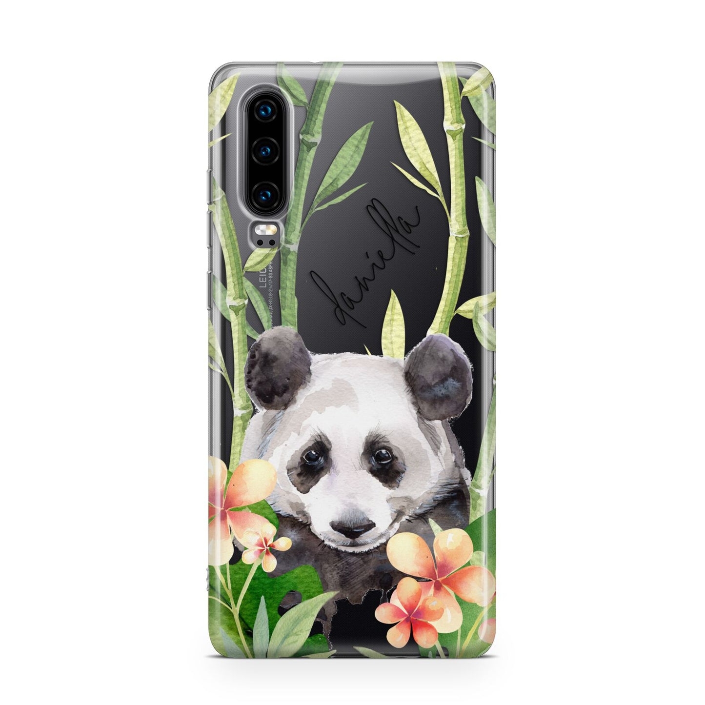 Personalised Panda Huawei P30 Phone Case