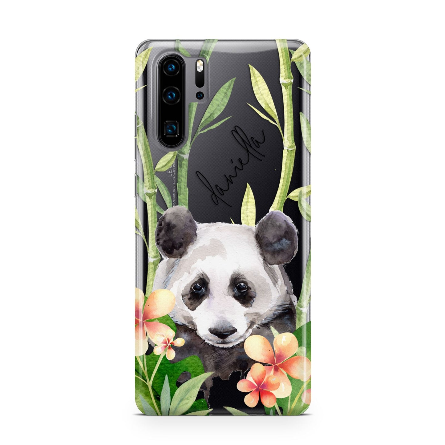 Personalised Panda Huawei P30 Pro Phone Case