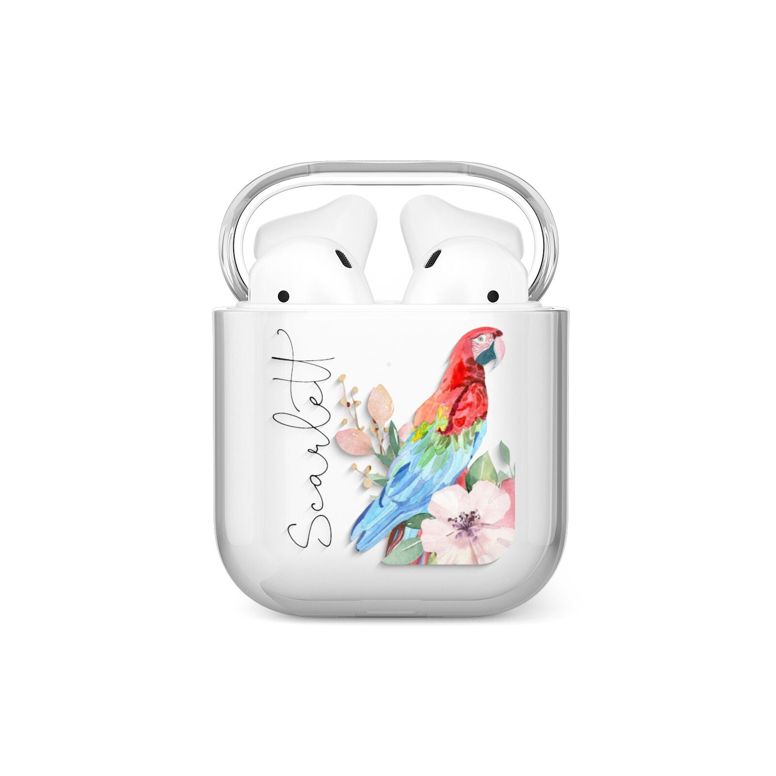 Personalised Parrot AirPods Case