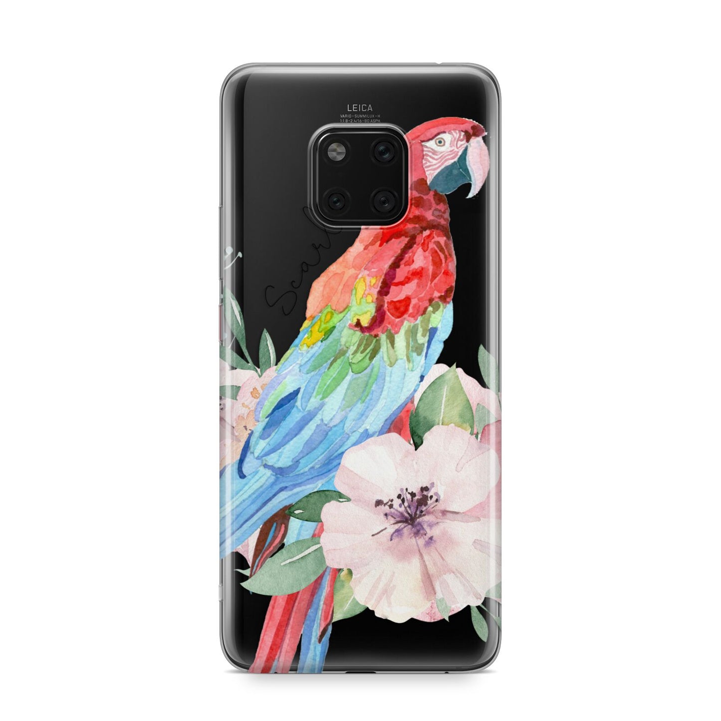 Personalised Parrot Huawei Mate 20 Pro Phone Case