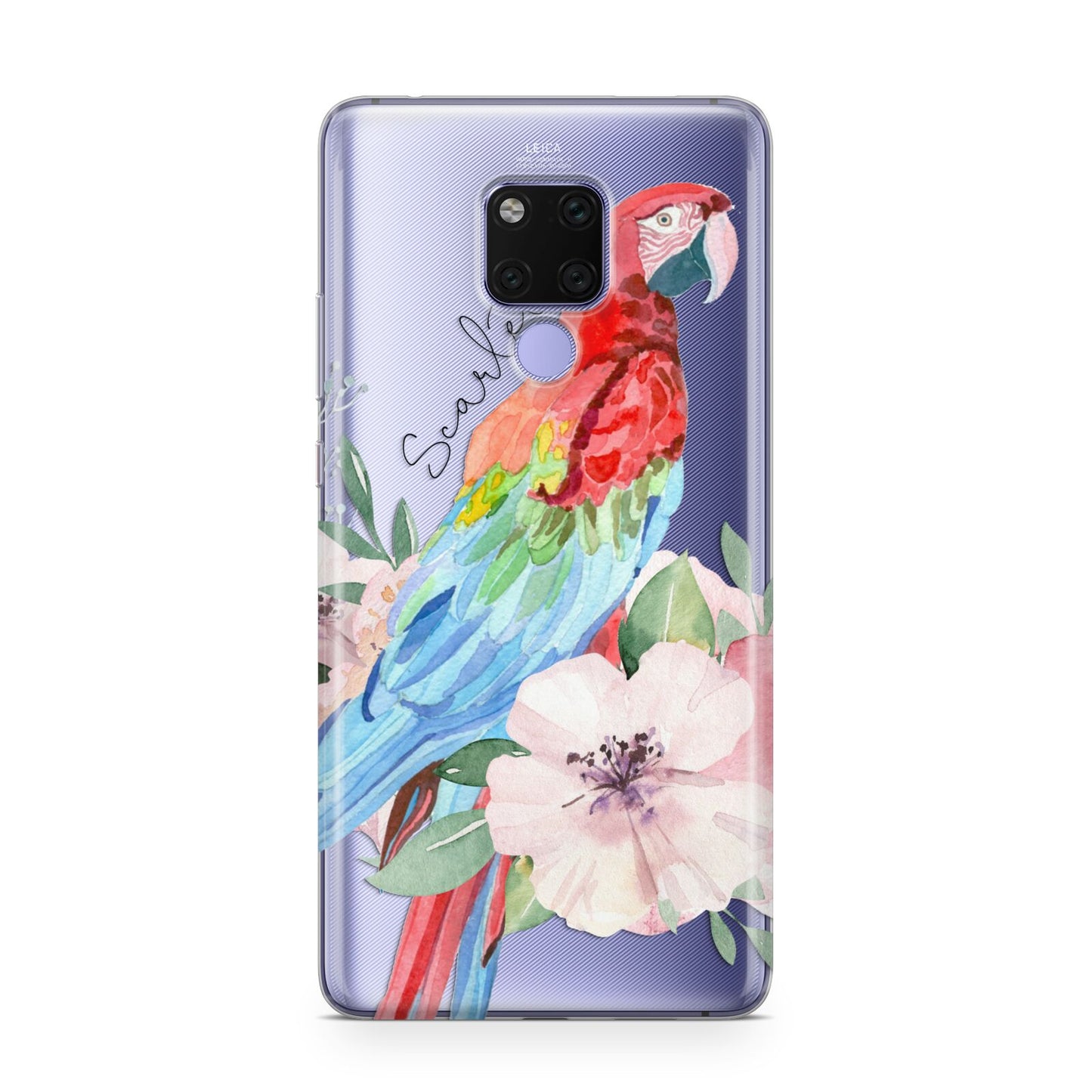 Personalised Parrot Huawei Mate 20X Phone Case