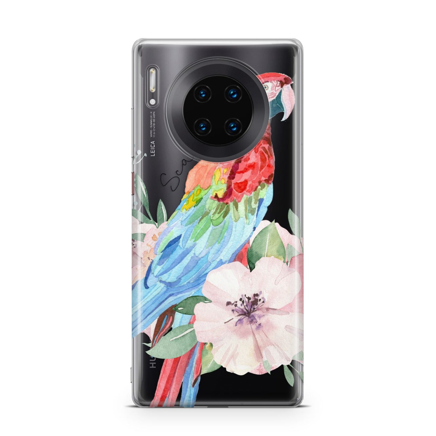 Personalised Parrot Huawei Mate 30 Pro Phone Case