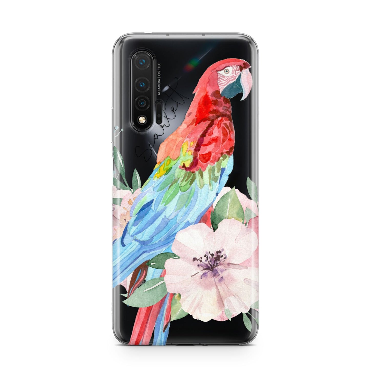 Personalised Parrot Huawei Nova 6 Phone Case