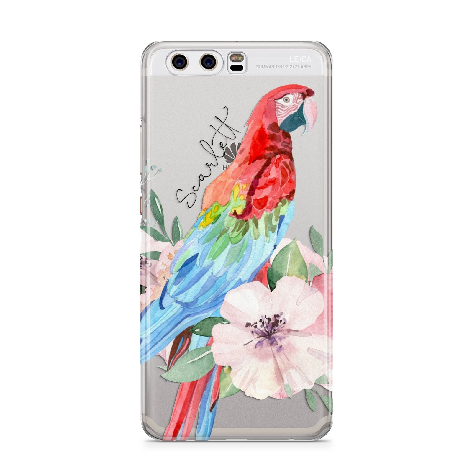 Personalised Parrot Huawei P10 Phone Case