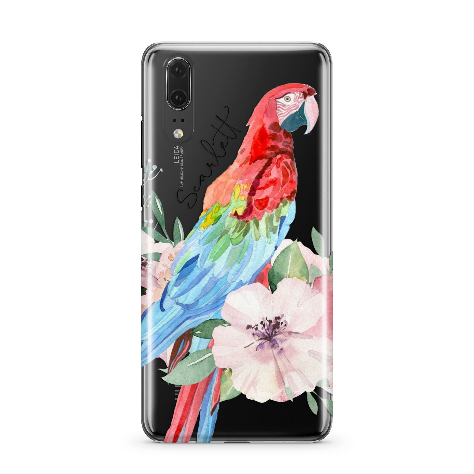 Personalised Parrot Huawei P20 Phone Case