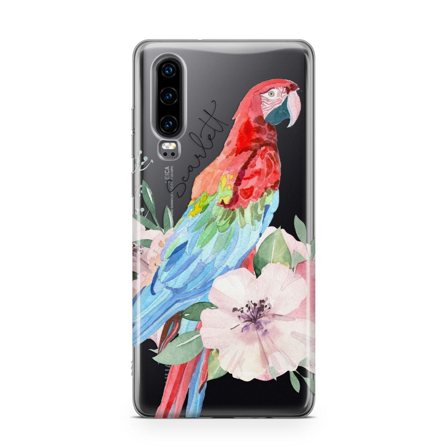 Personalised Parrot Huawei P30 Phone Case