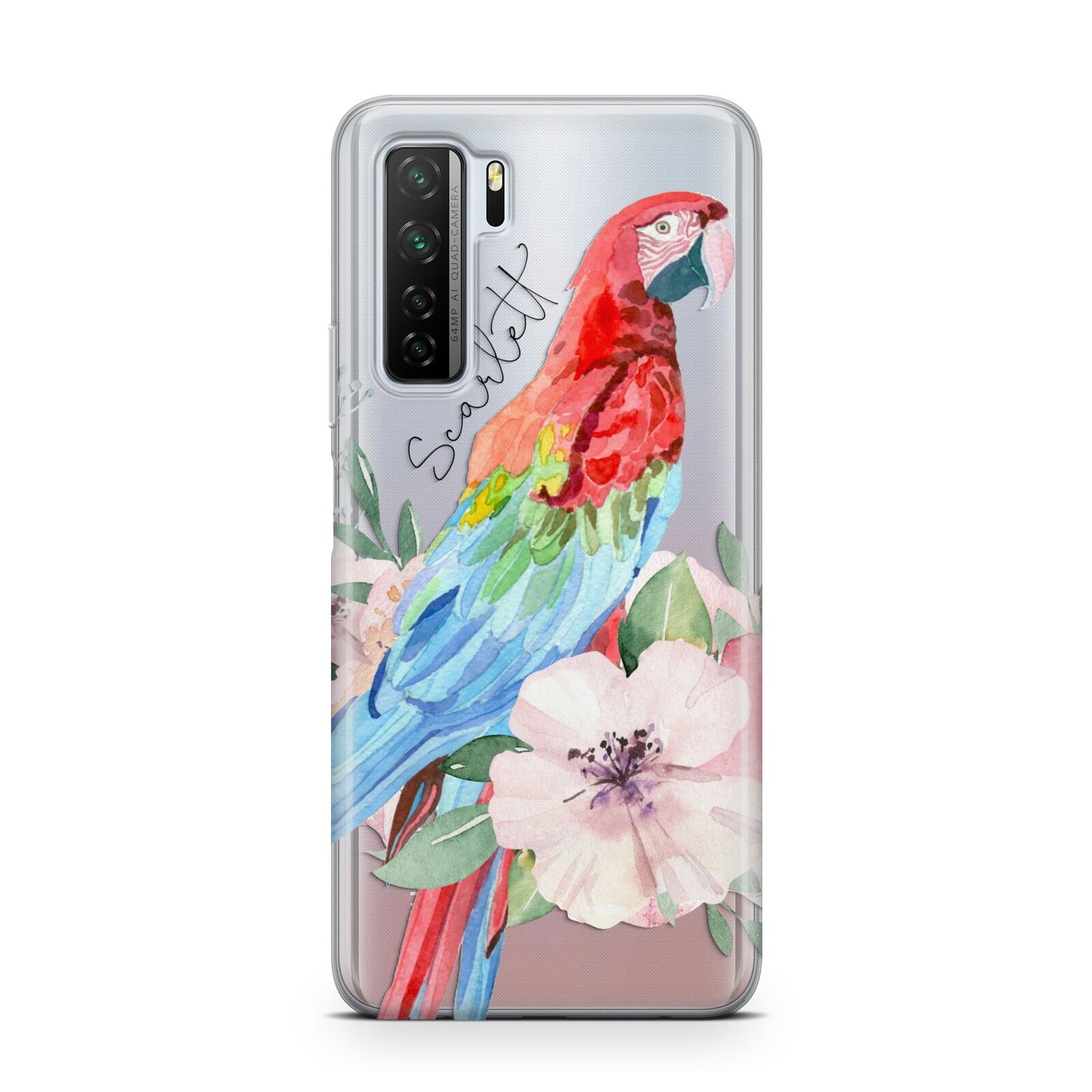 Personalised Parrot Huawei P40 Lite 5G Phone Case