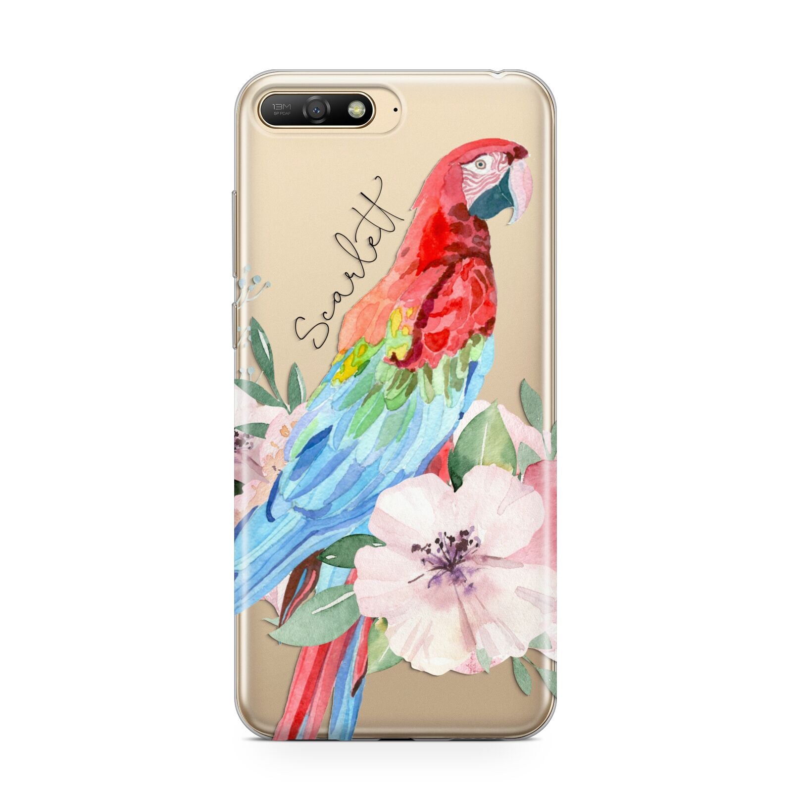 Personalised Parrot Huawei Y6 2018