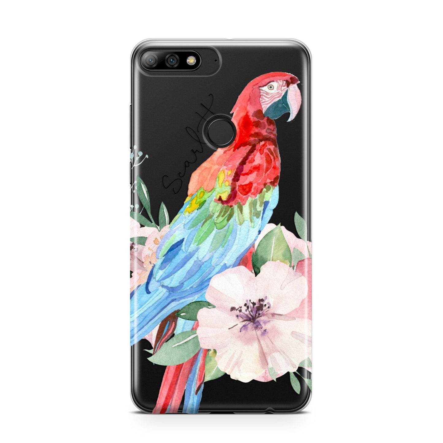 Personalised Parrot Huawei Y7 2018