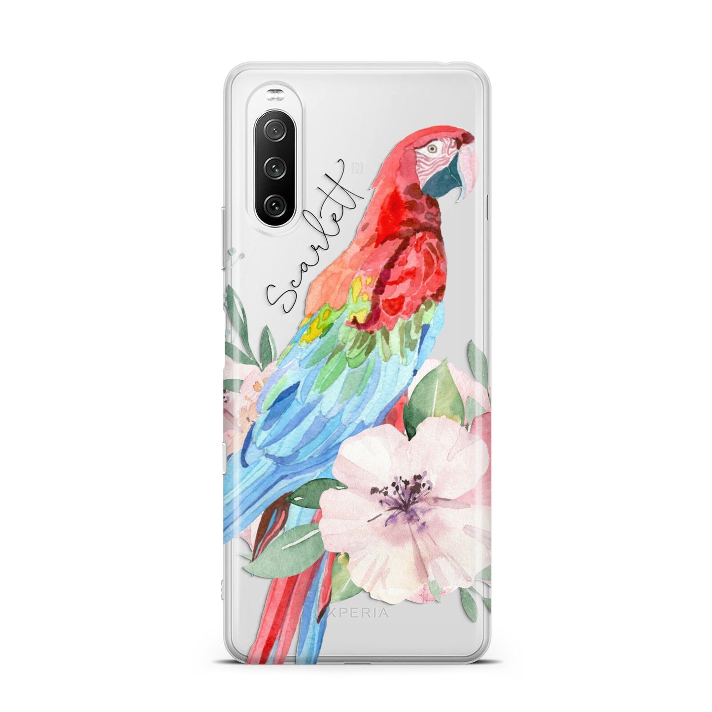 Personalised Parrot Sony Xperia 10 III Case