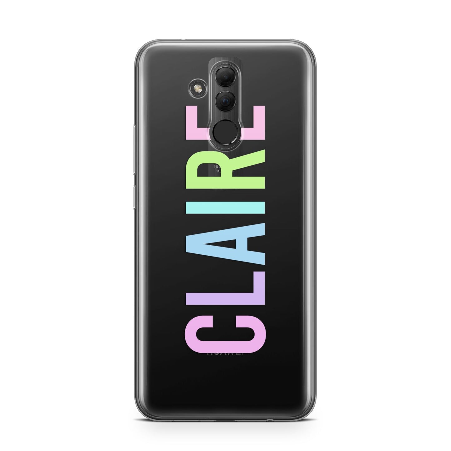 Personalised Pastel Colour Name Huawei Mate 20 Lite