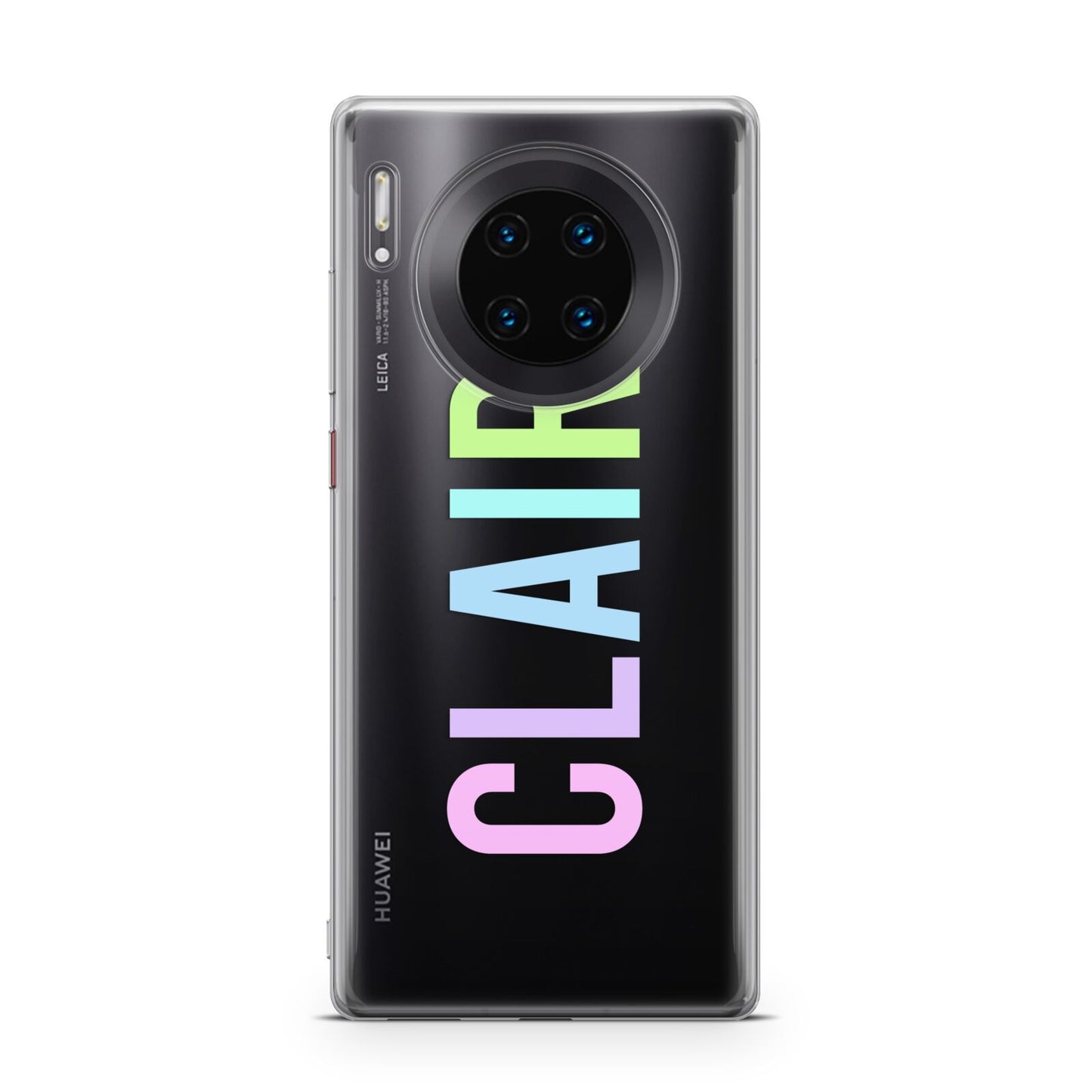 Personalised Pastel Colour Name Huawei Mate 30 Pro Phone Case