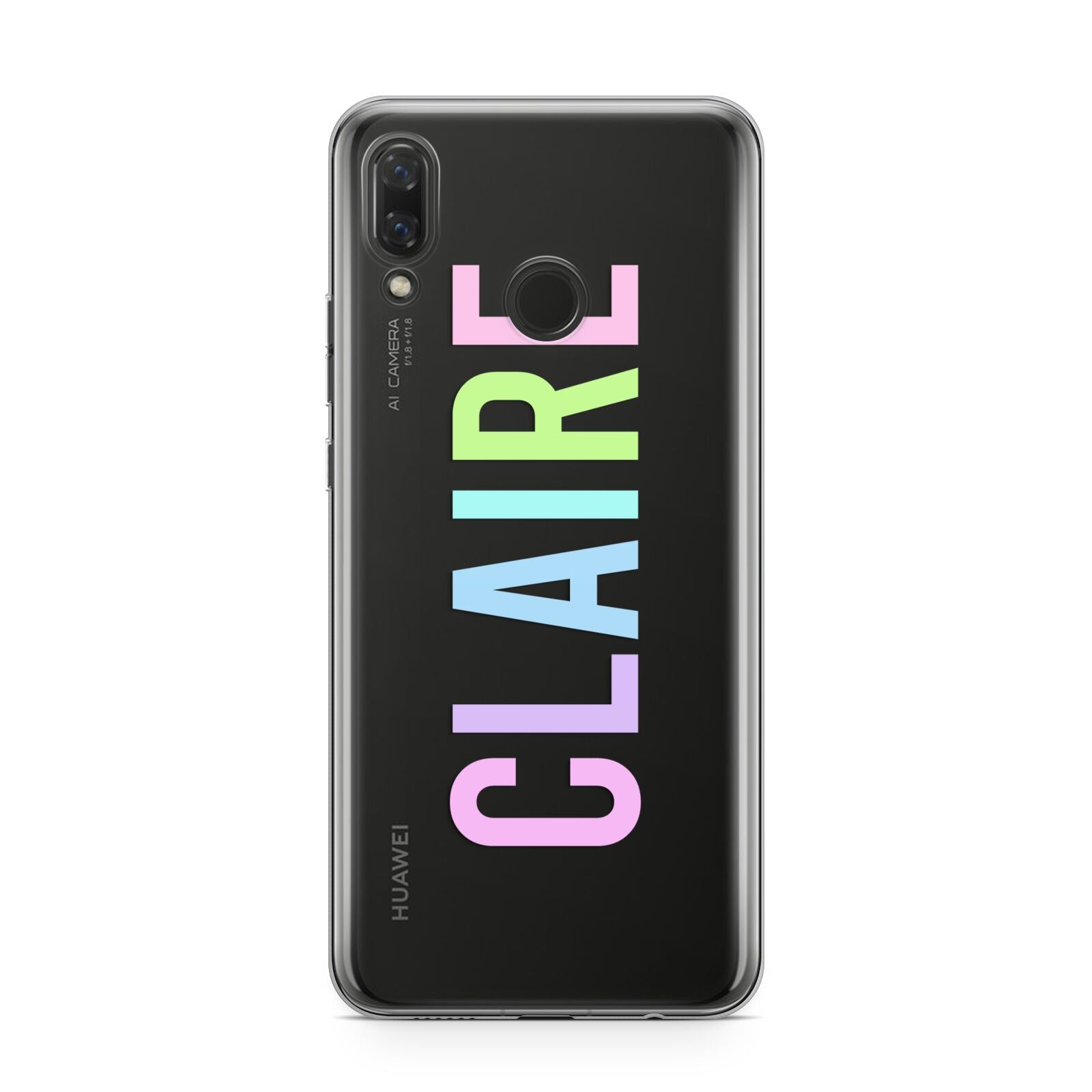 Personalised Pastel Colour Name Huawei Nova 3 Phone Case