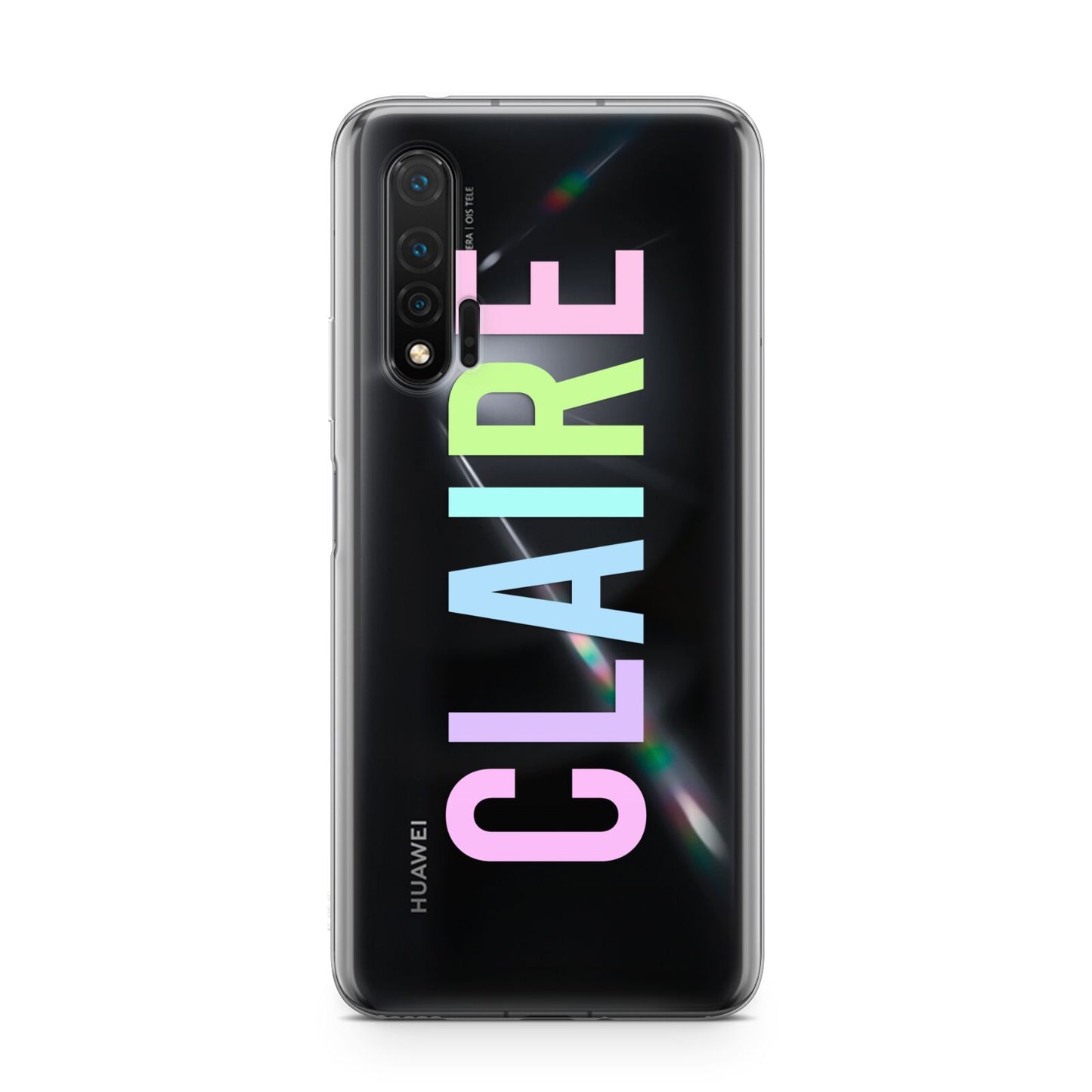 Personalised Pastel Colour Name Huawei Nova 6 Phone Case