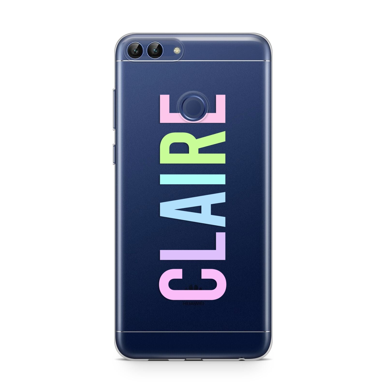 Personalised Pastel Colour Name Huawei P Smart Case