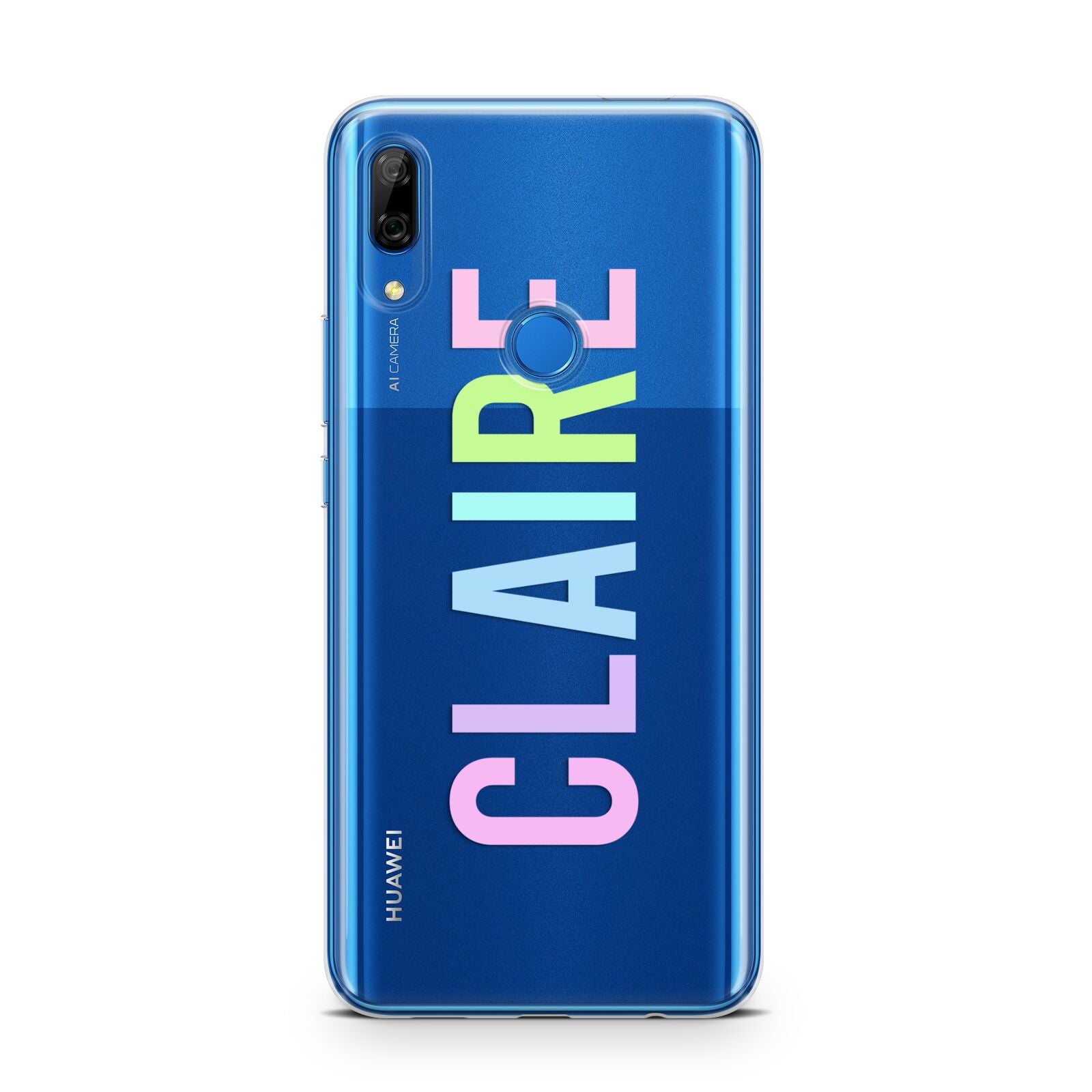 Personalised Pastel Colour Name Huawei P Smart Z