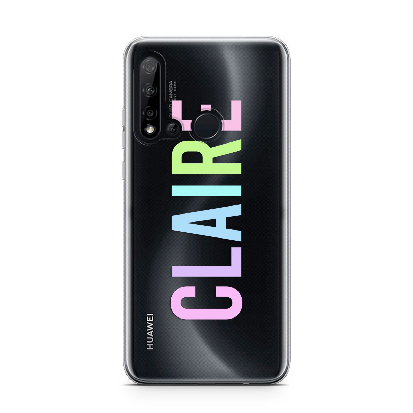 Personalised Pastel Colour Name Huawei P20 Lite 5G Phone Case