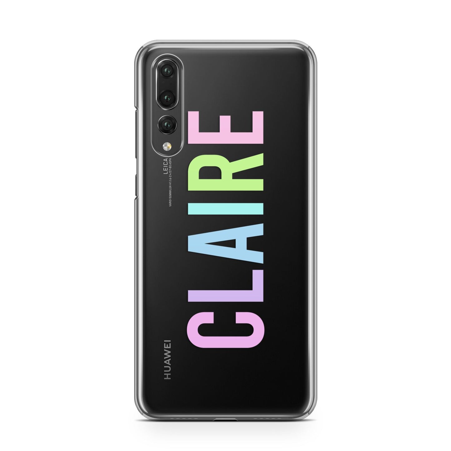 Personalised Pastel Colour Name Huawei P20 Pro Phone Case