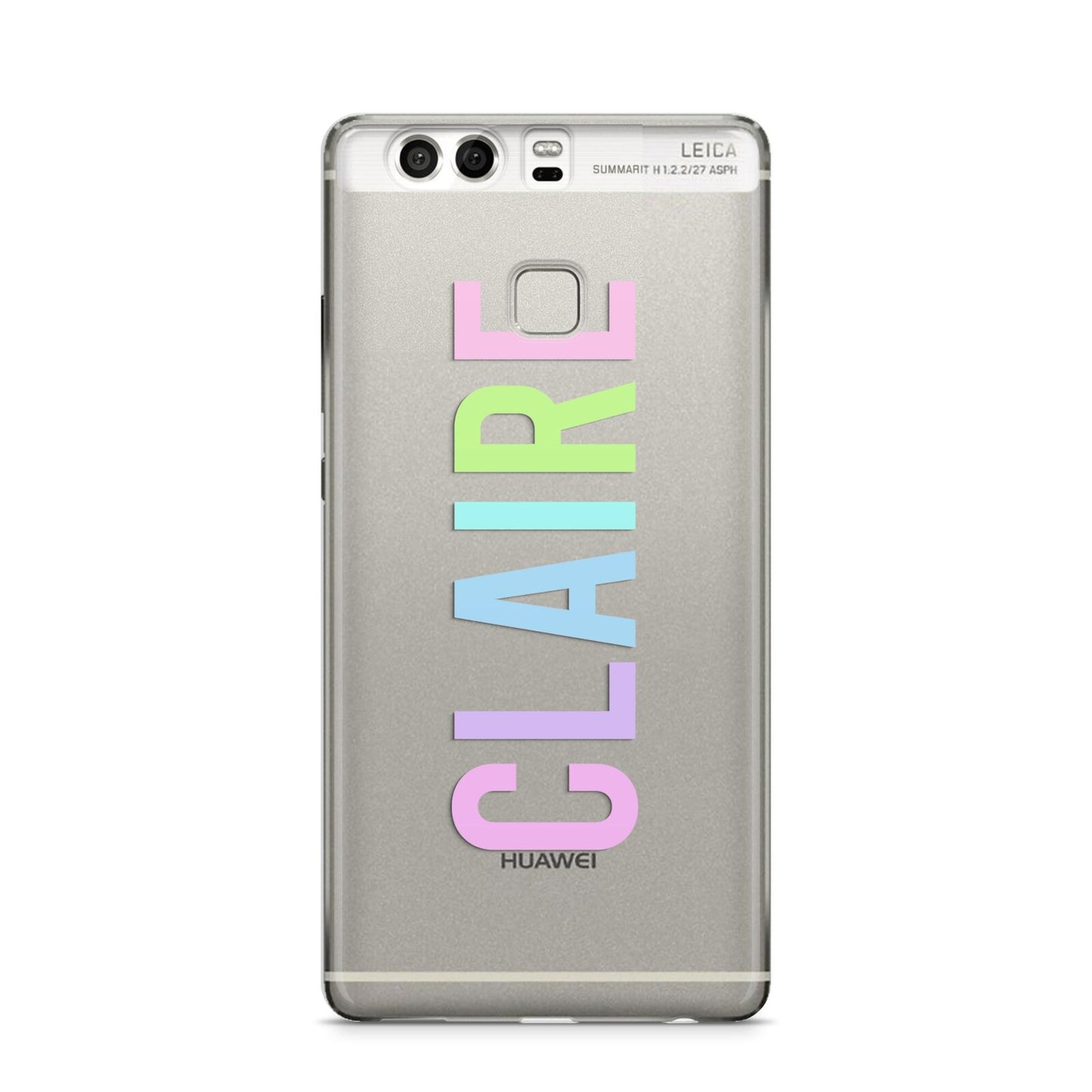 Personalised Pastel Colour Name Huawei P9 Case