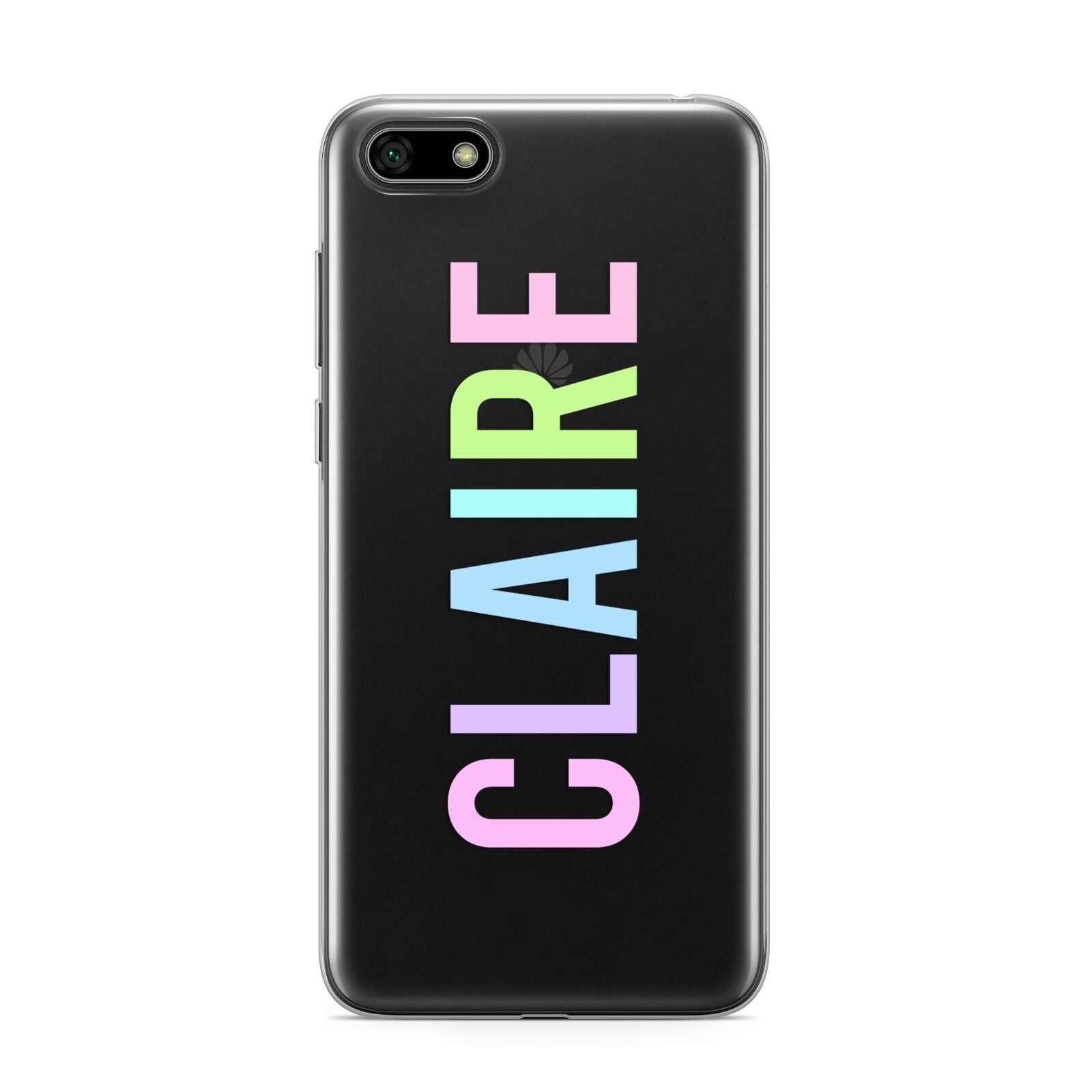 Personalised Pastel Colour Name Huawei Y5 Prime 2018 Phone Case