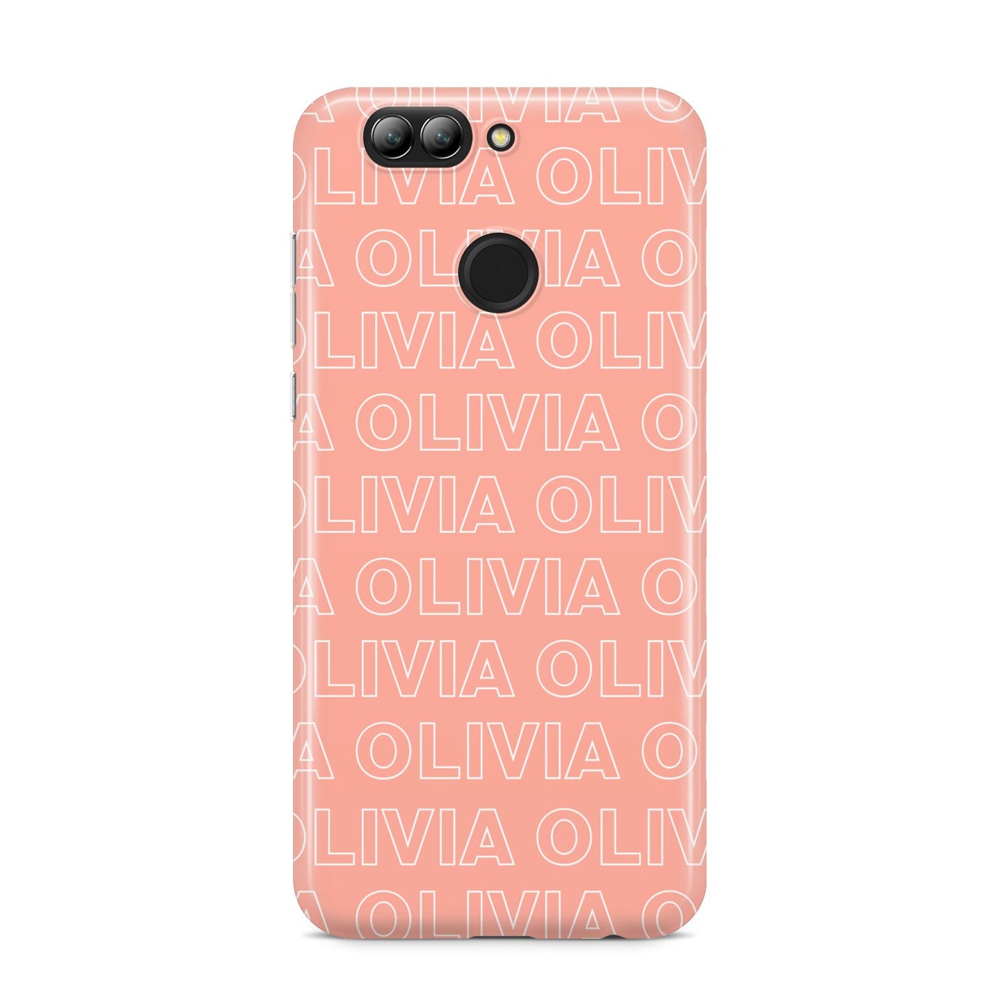 Personalised Peach Name Huawei Nova 2s Phone Case