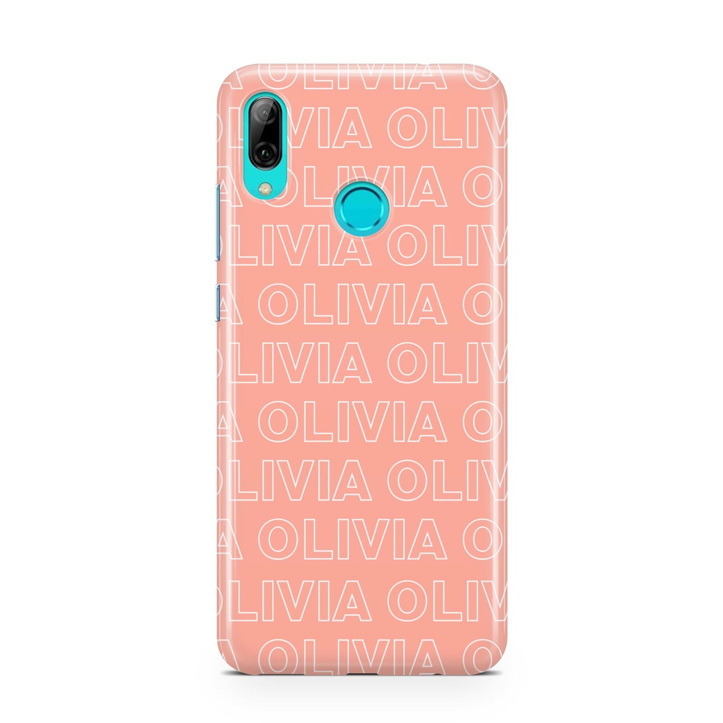 Personalised Peach Name Huawei P Smart 2019 Case