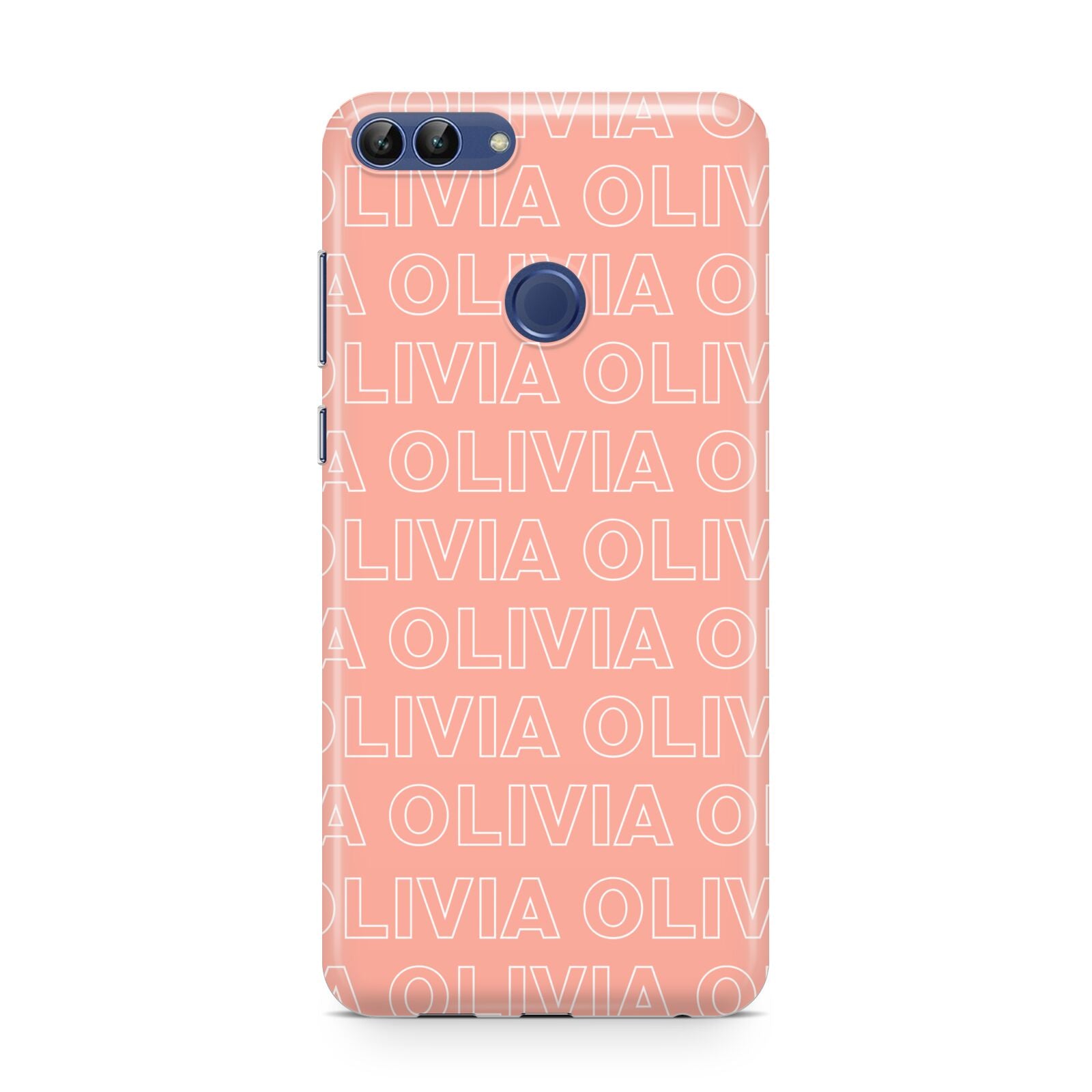 Personalised Peach Name Huawei P Smart Case