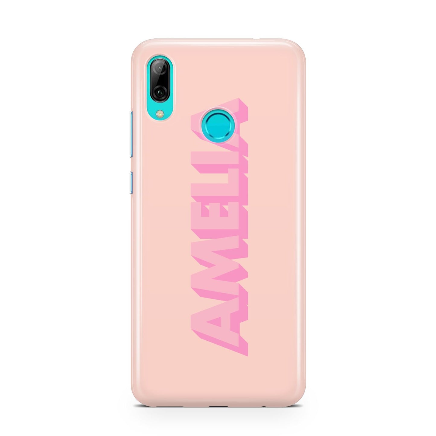 Personalised Peach Pink Name Huawei P Smart 2019 Case