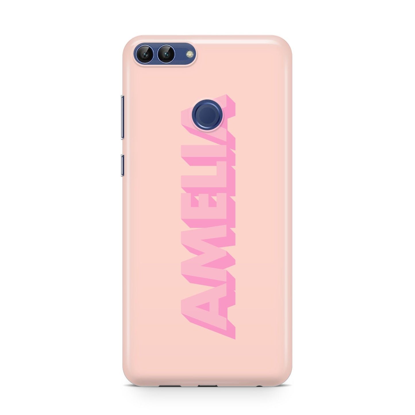 Personalised Peach Pink Name Huawei P Smart Case