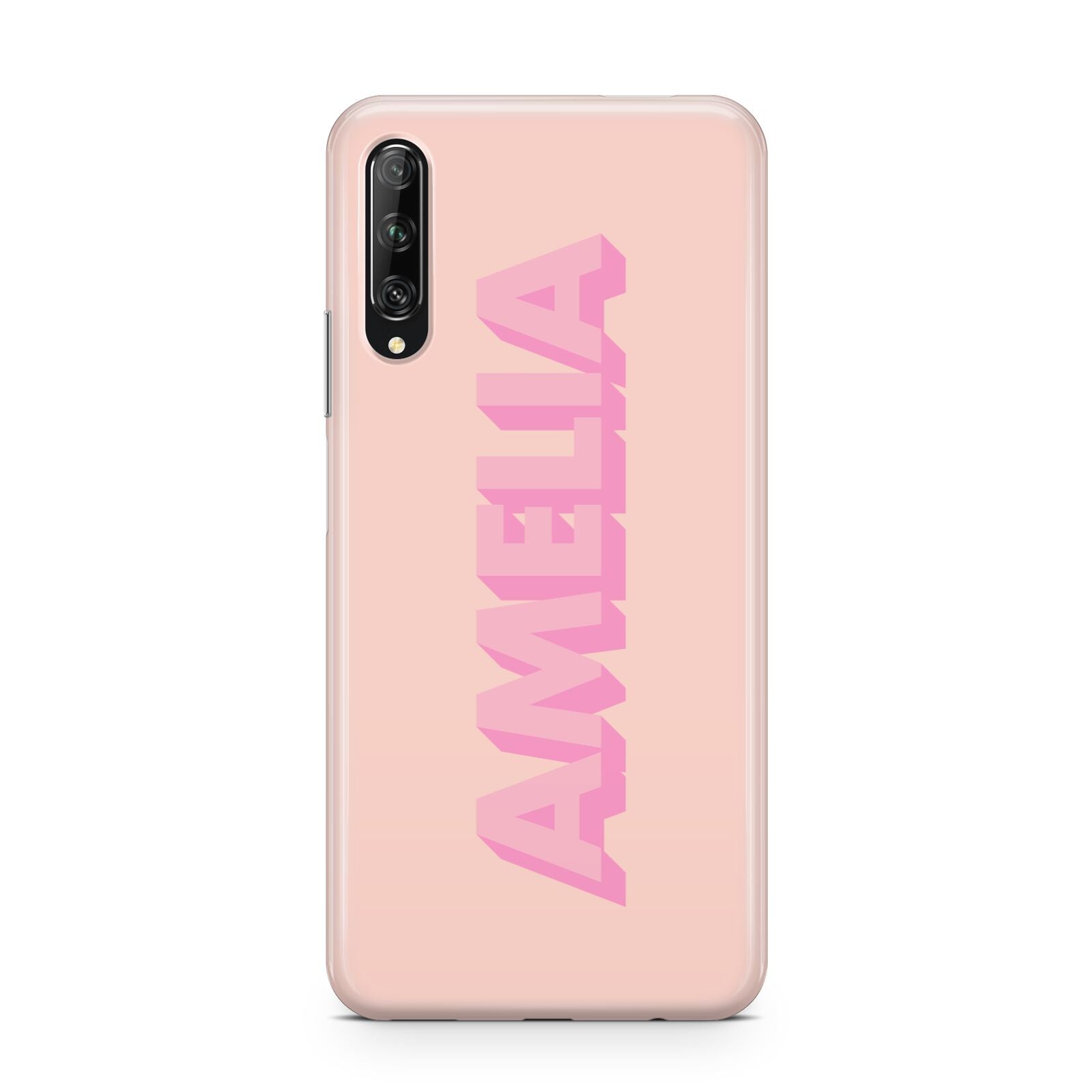 Personalised Peach Pink Name Huawei P Smart Pro 2019