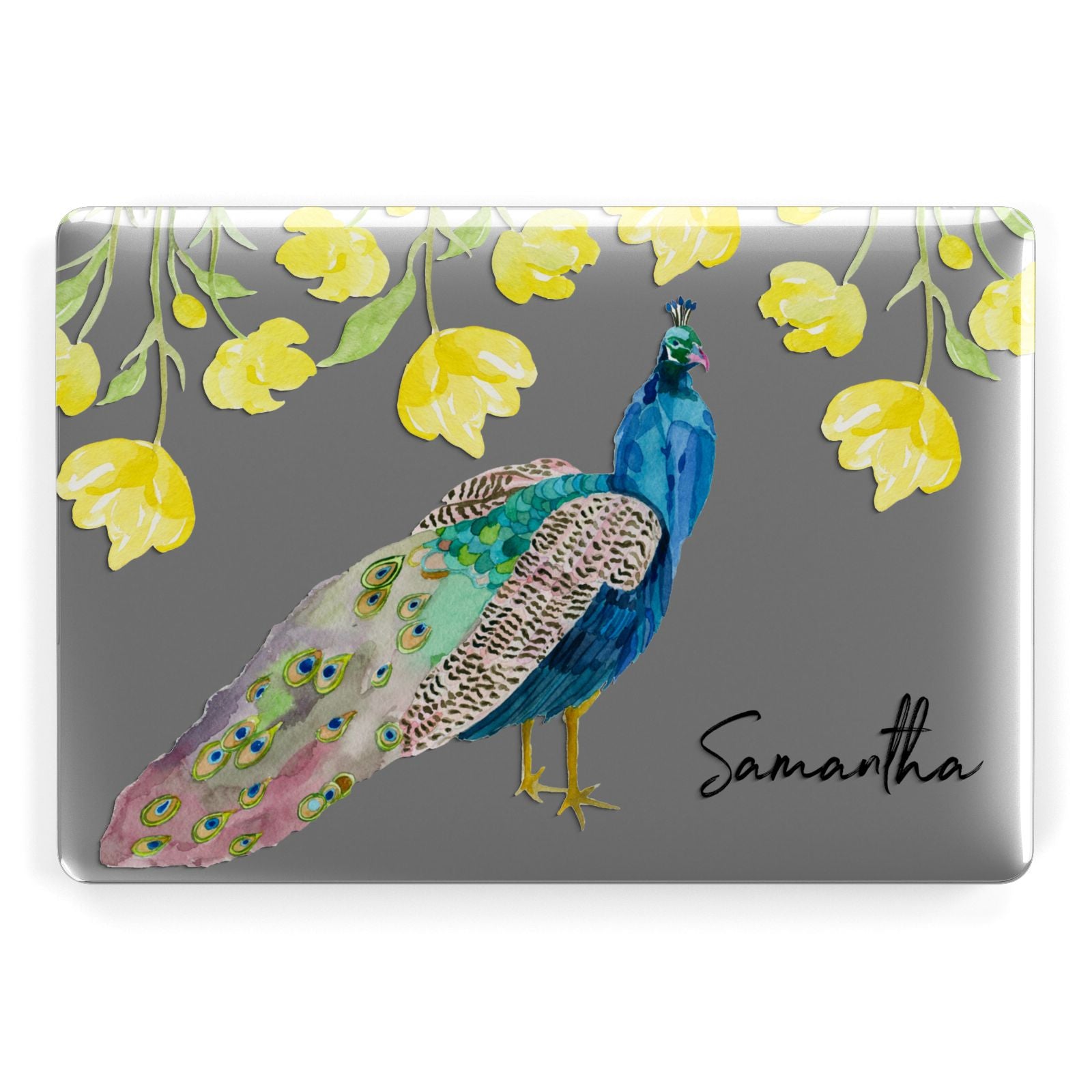 Personalised Peacock Apple MacBook Case