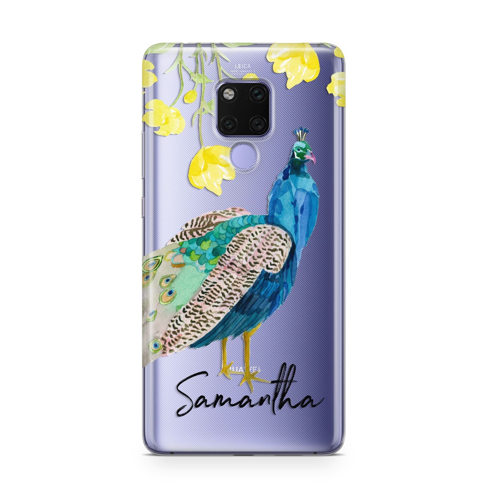 Personalised Peacock Huawei Mate 20X Phone Case