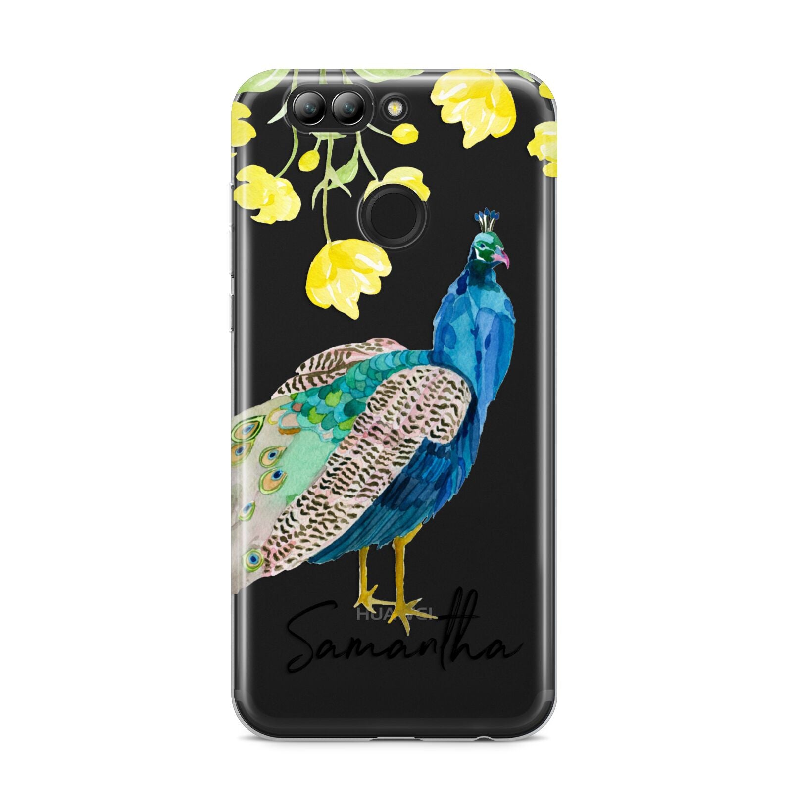 Personalised Peacock Huawei Nova 2s Phone Case