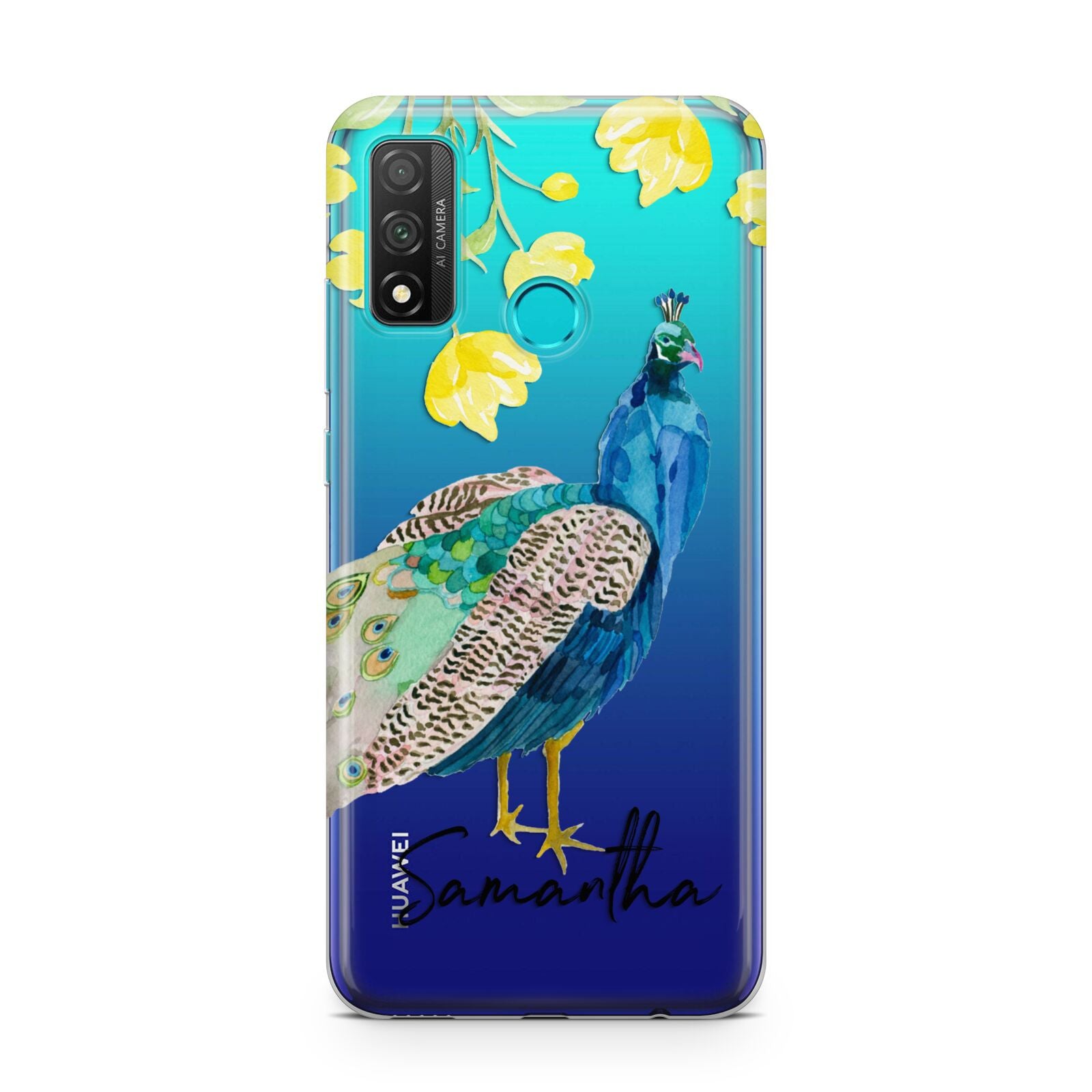 Personalised Peacock Huawei P Smart 2020