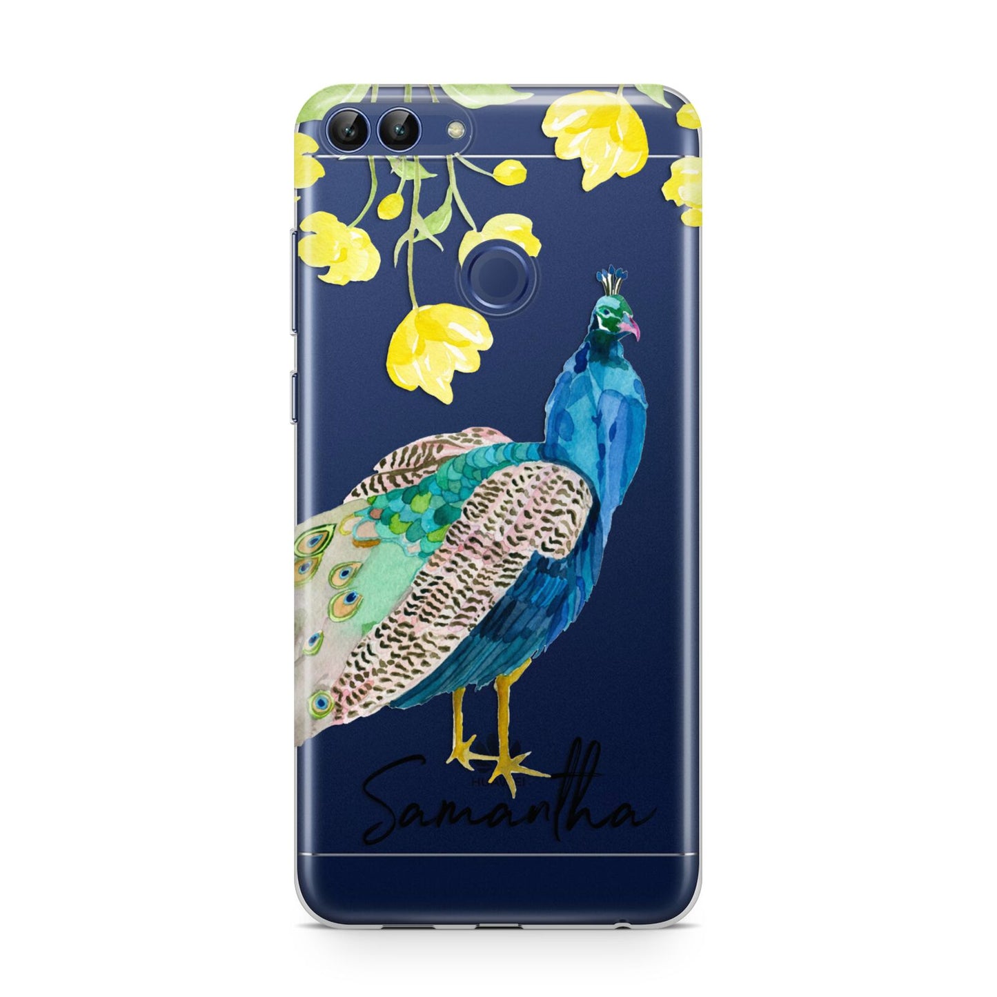 Personalised Peacock Huawei P Smart Case