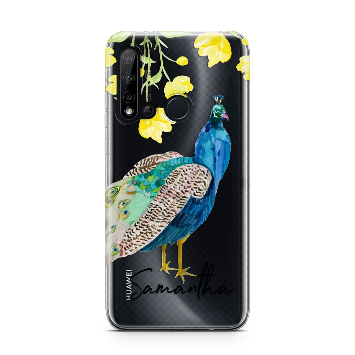 Personalised Peacock Huawei P20 Lite 5G Phone Case