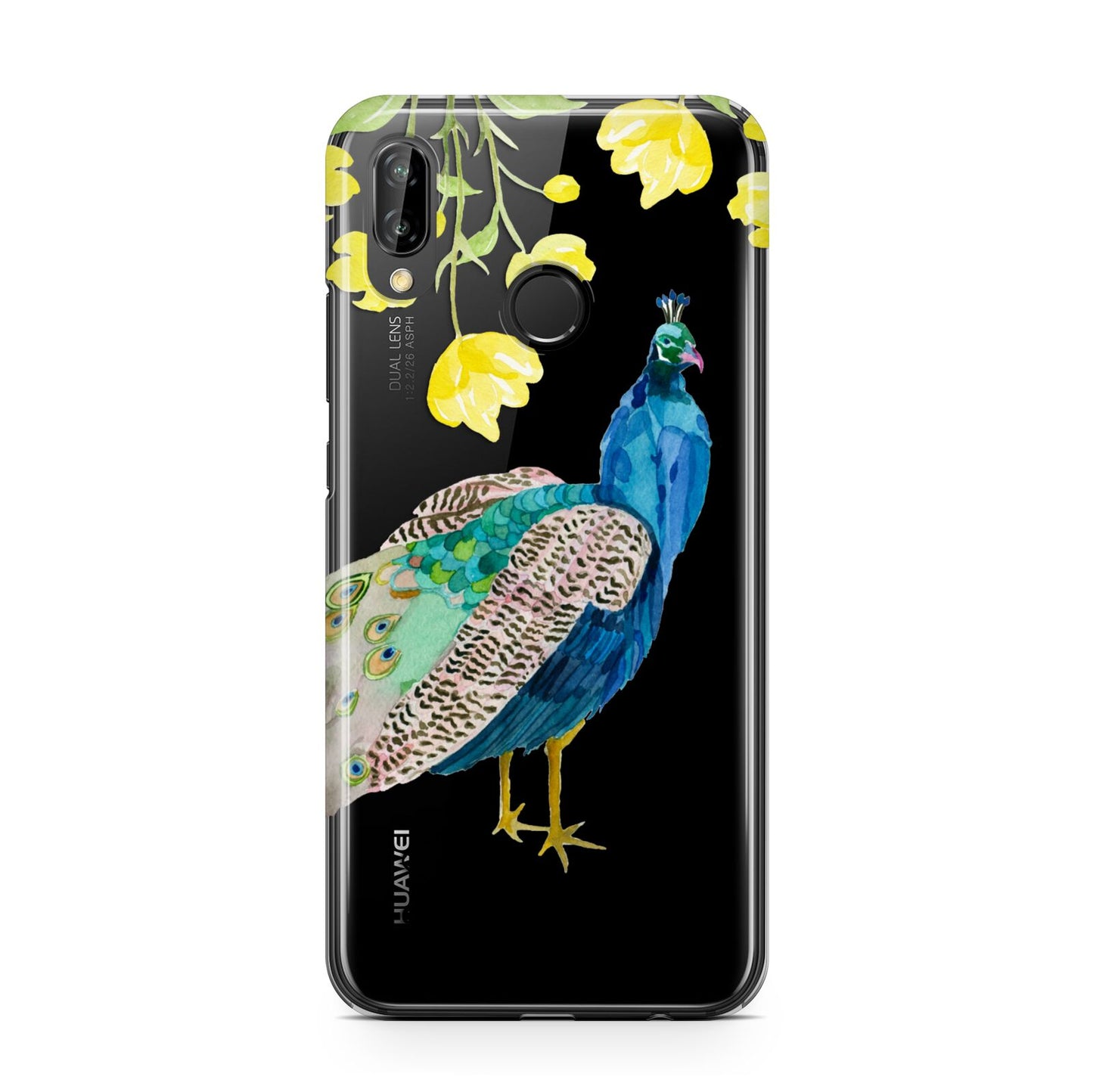 Personalised Peacock Huawei P20 Lite Phone Case