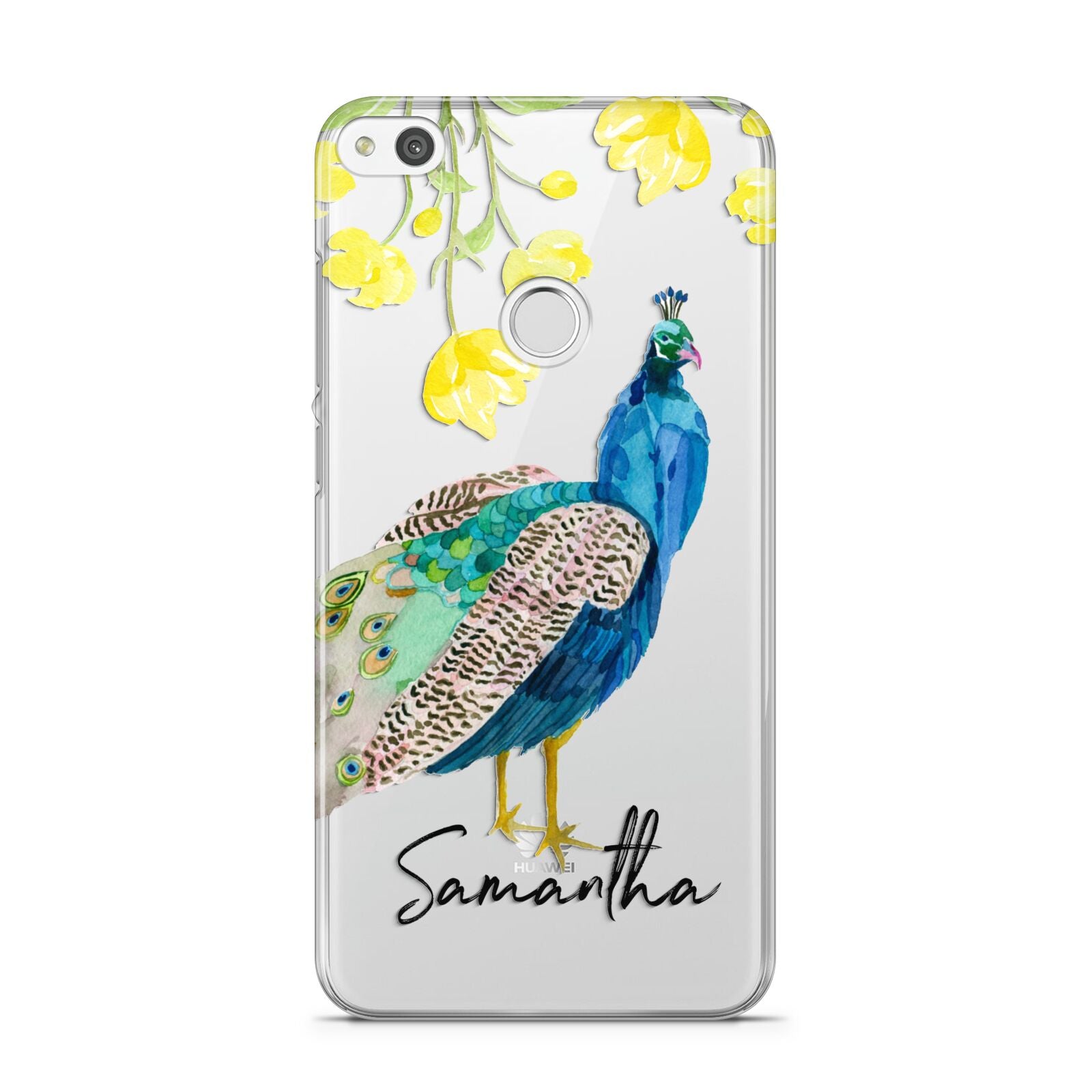 Personalised Peacock Huawei P8 Lite Case