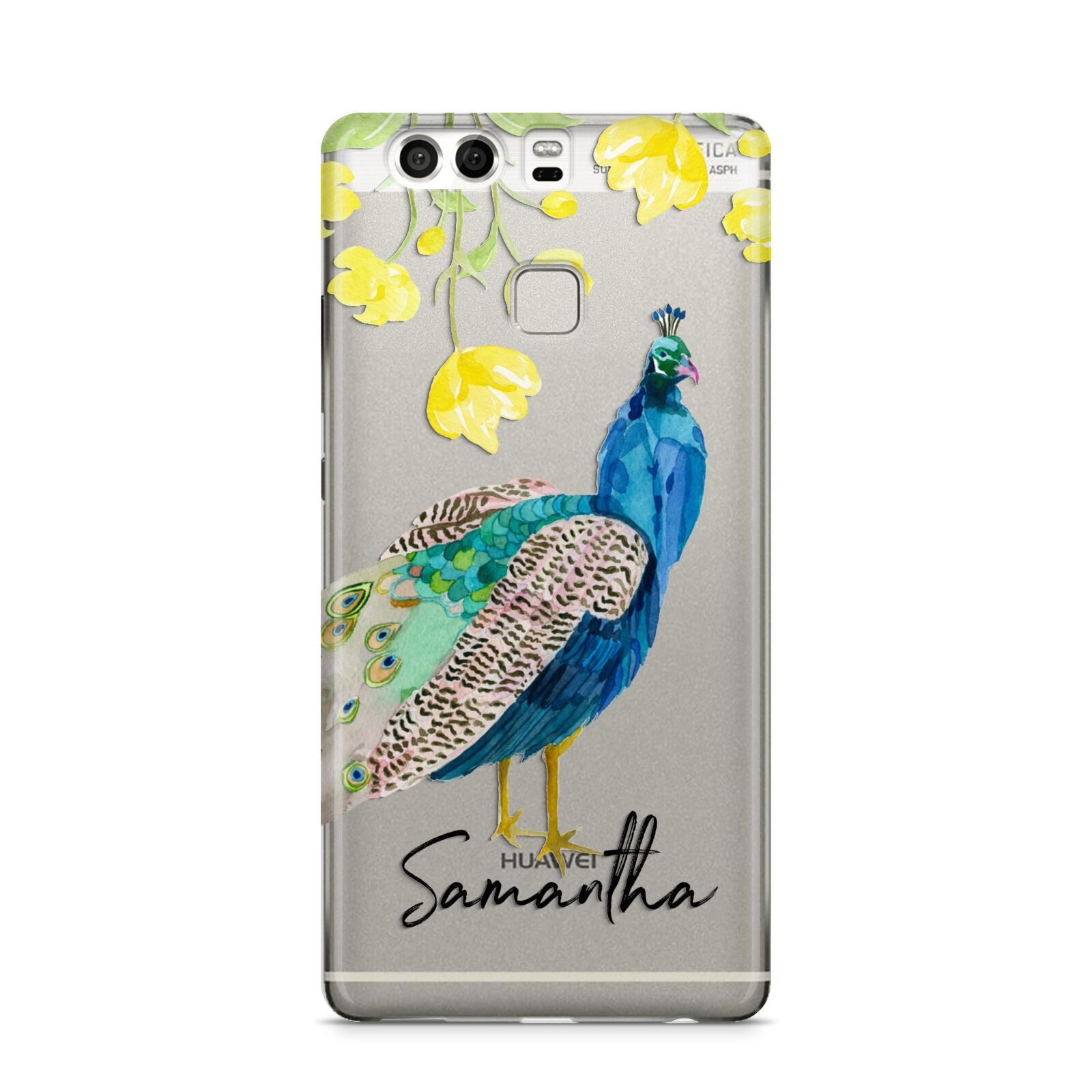 Personalised Peacock Huawei P9 Case