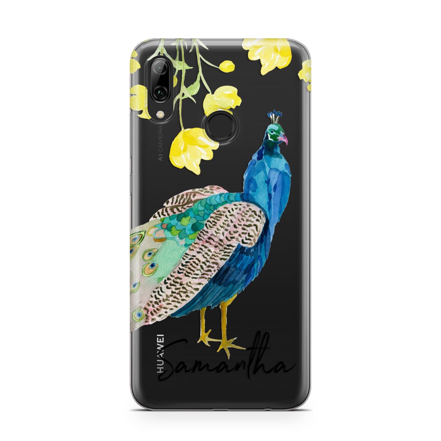 Personalised Peacock Huawei Y7 2019